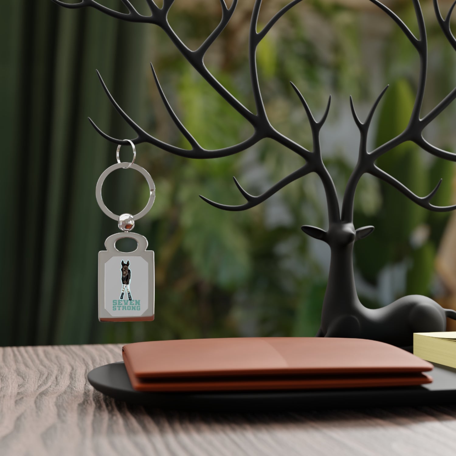 Seven Strong Keyring by Katie Van Slyke