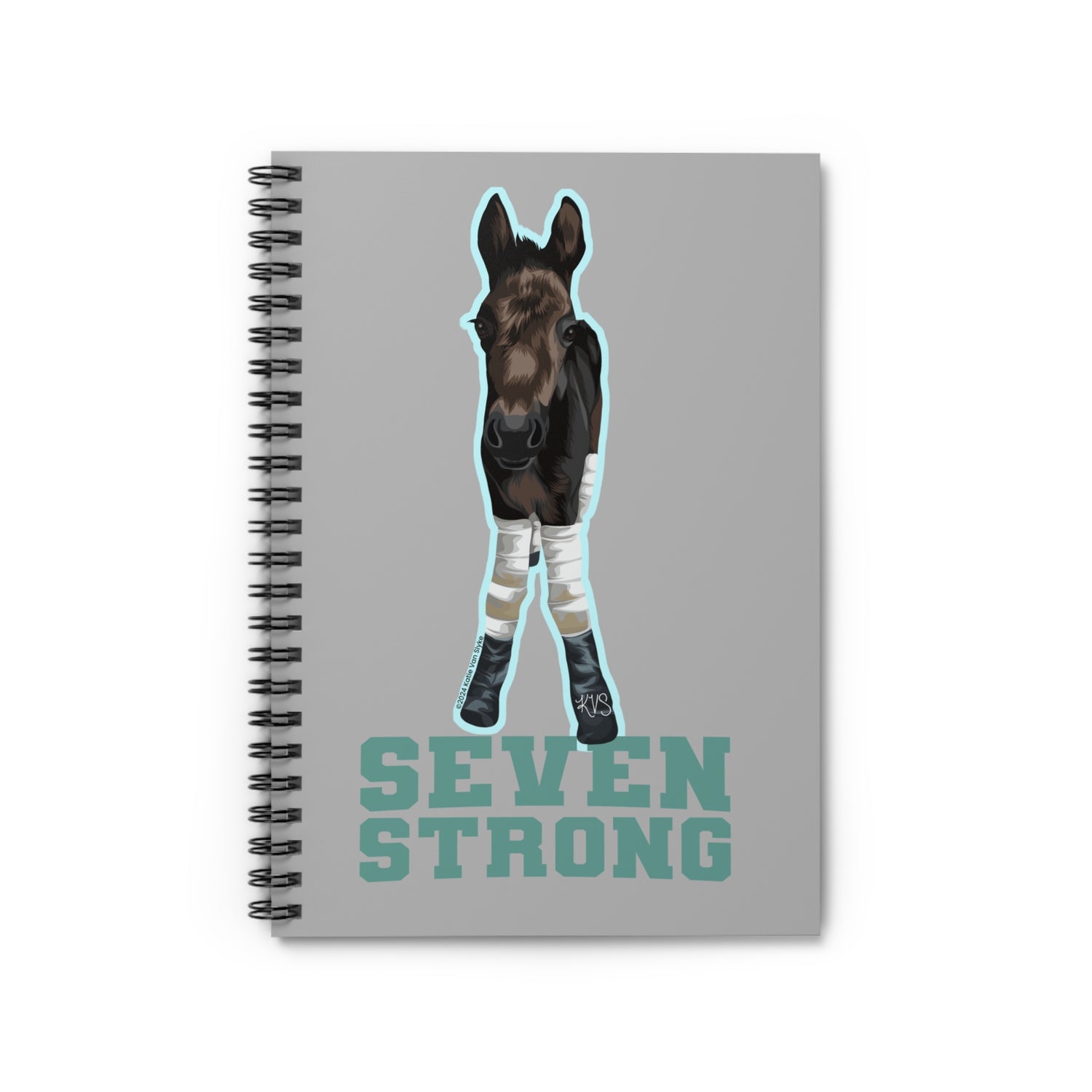 Seven Strong Notebook by Katie Van Slyke