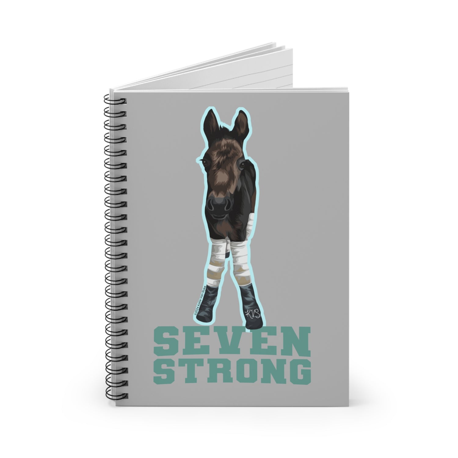 Seven Strong Notebook by Katie Van Slyke