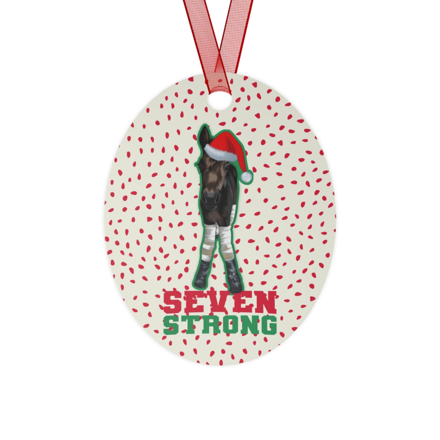 Seven Strong Ornament by Katie Van Slyke