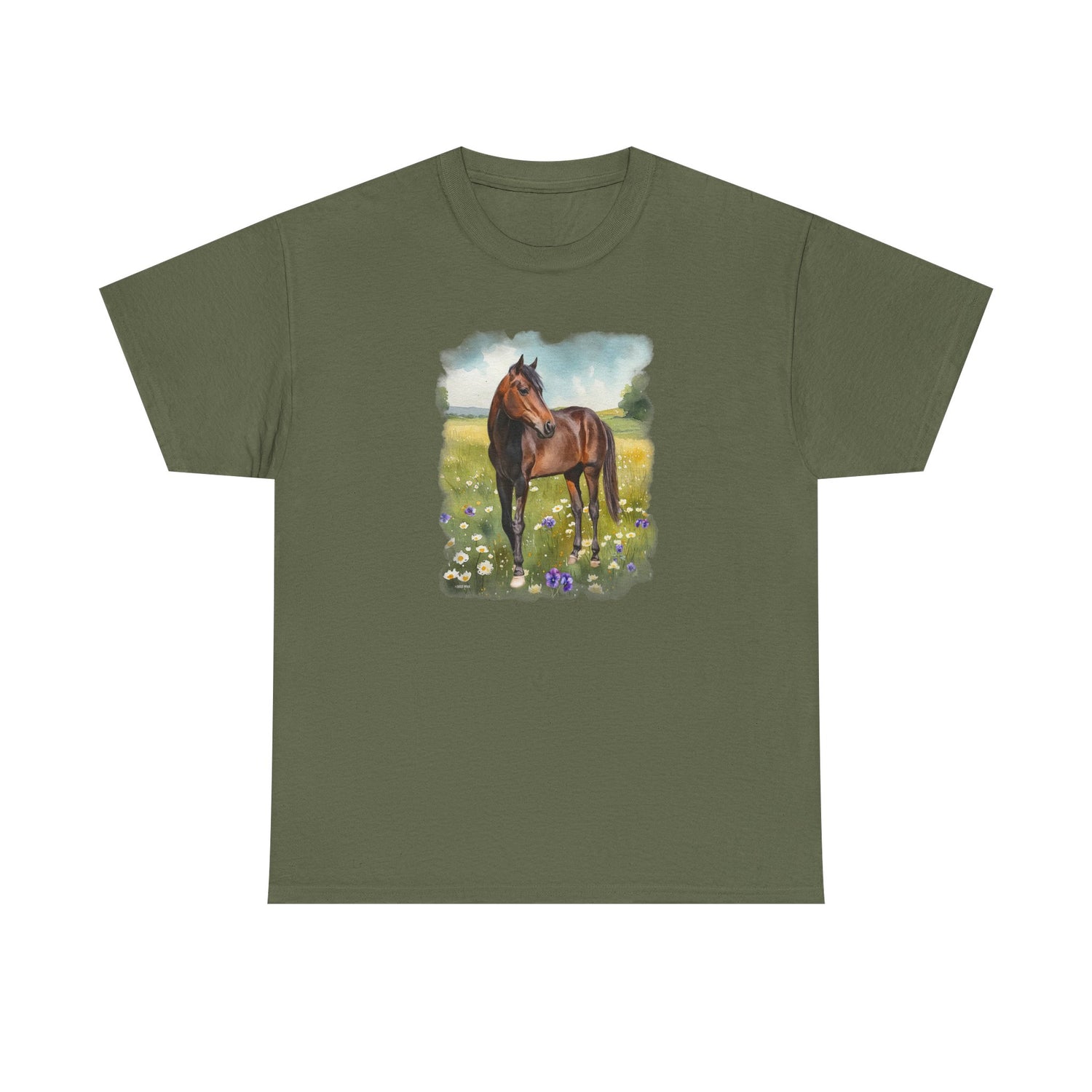 Seven's Heaven T-Shirt by Katie Van Slyke™ Military Green