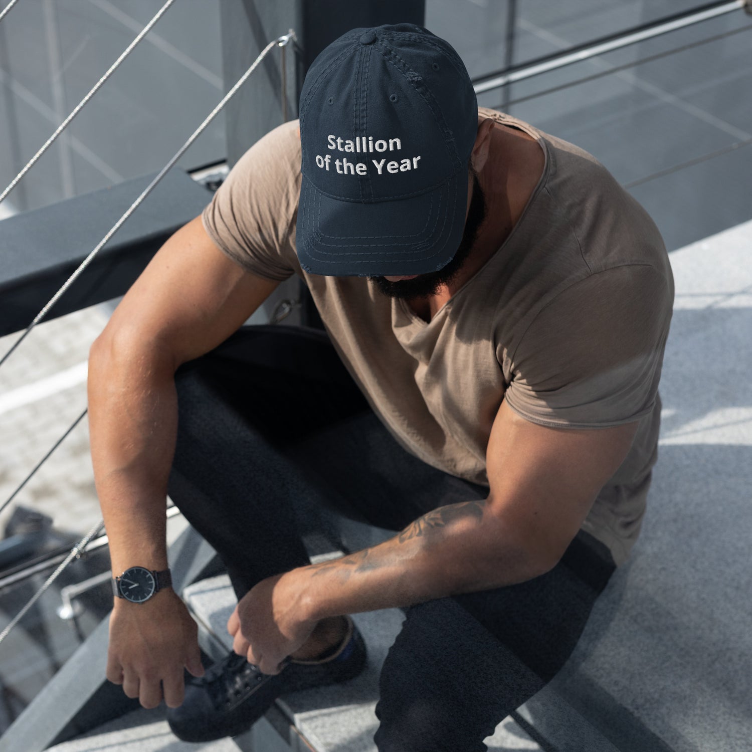 Stallion Dad Hat by Katie Van Slyke