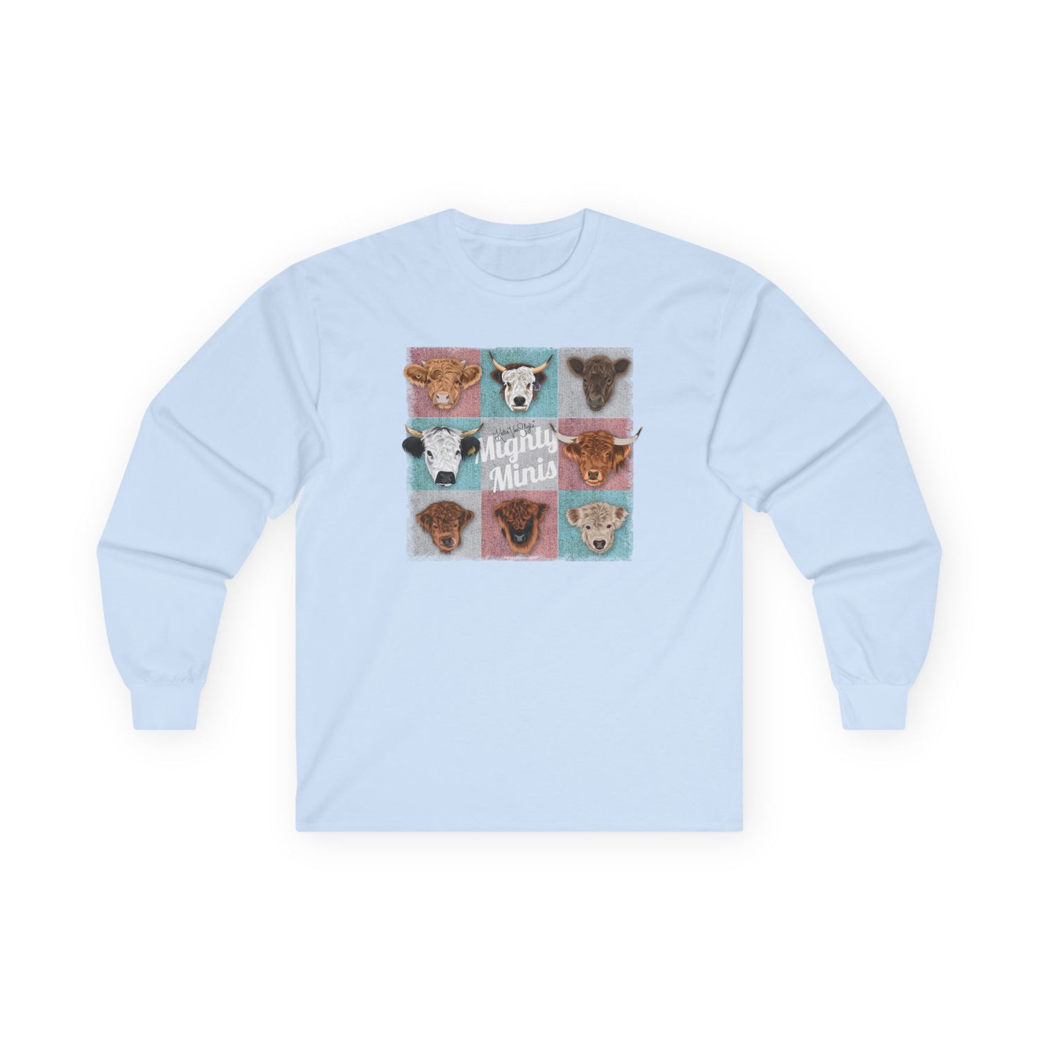 The Mighty Minis Long Sleeve T-Shirt by Katie Van Slyke™ Light Blue