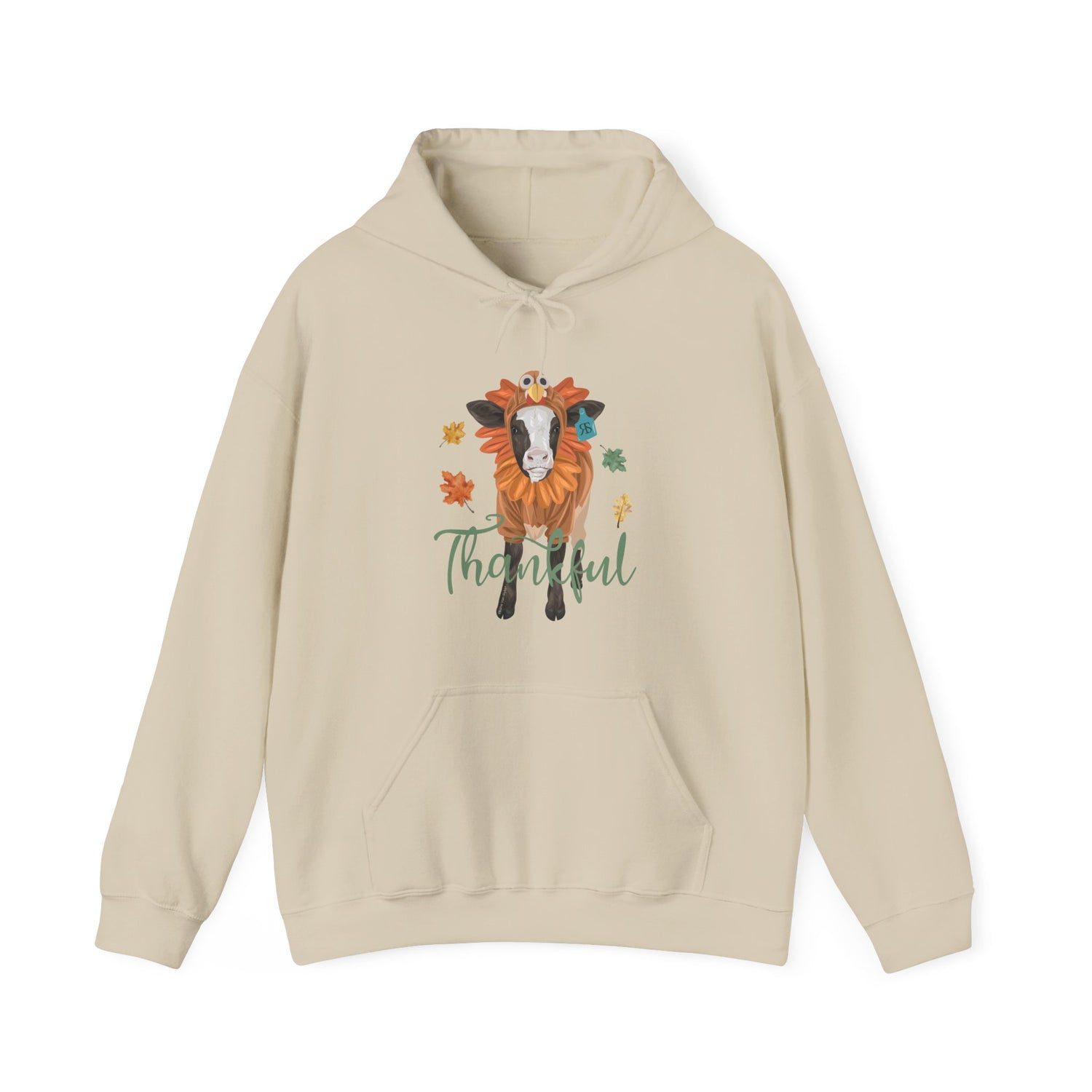 Turkey Time Hoodie by Katie Van Slyke™ Sand