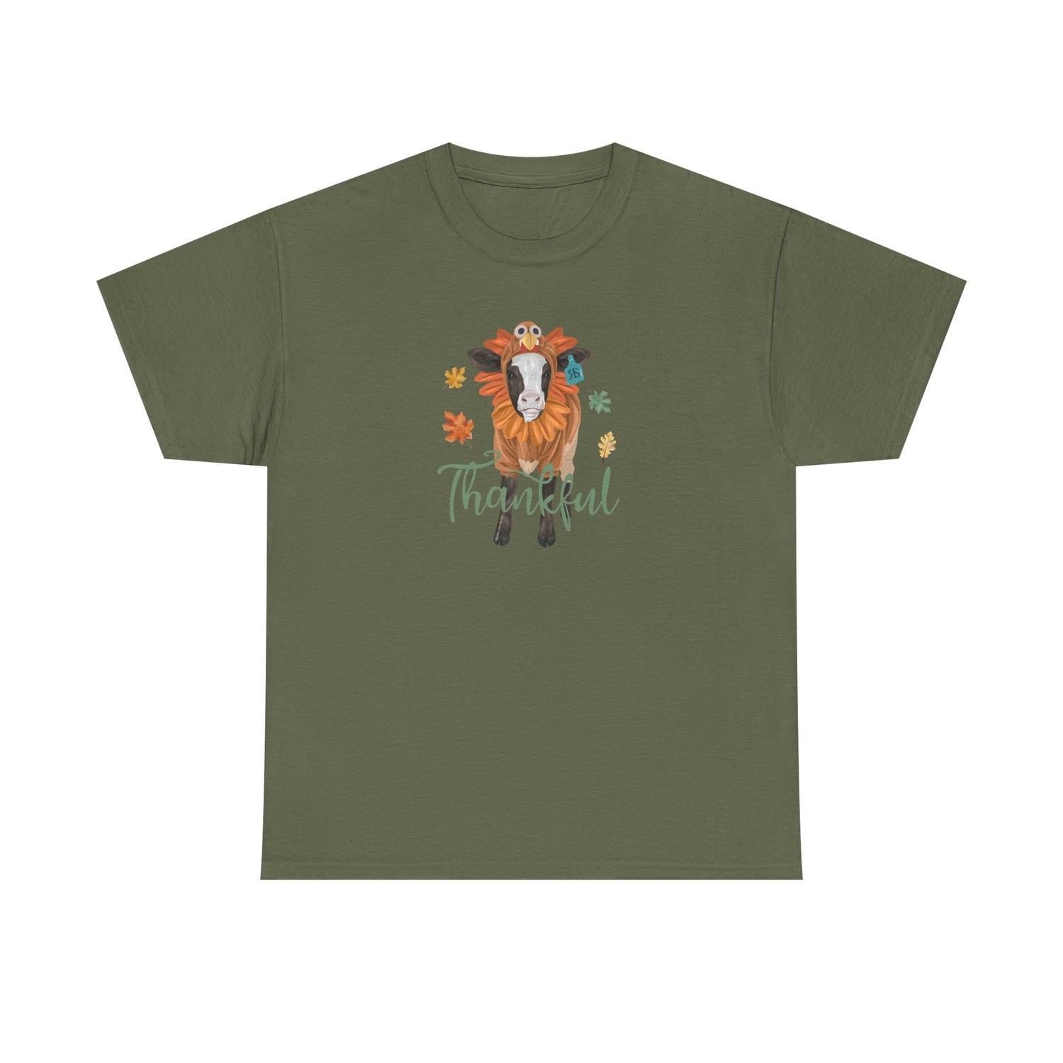 Turkey Time T-Shirt by Katie Van Slyke™ Military Green