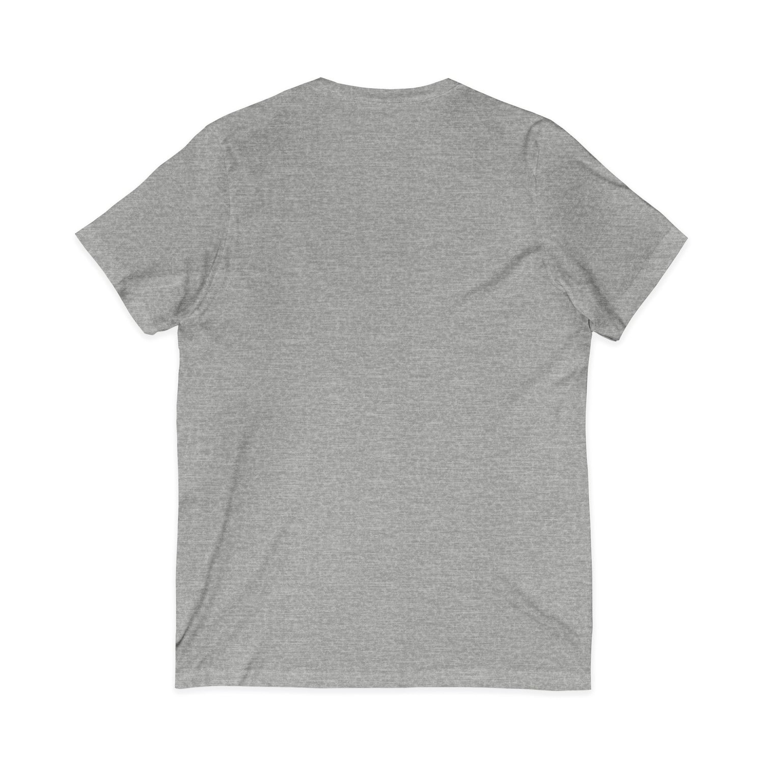 Turkey Time V-Neck T-Shirt by Katie Van Slyke™ Sport Grey back