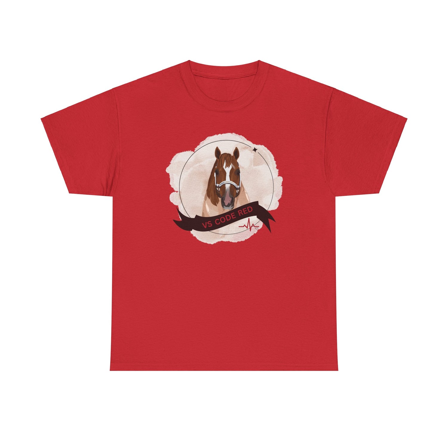 VS Code Red T-Shirt by Katie Van Slyke