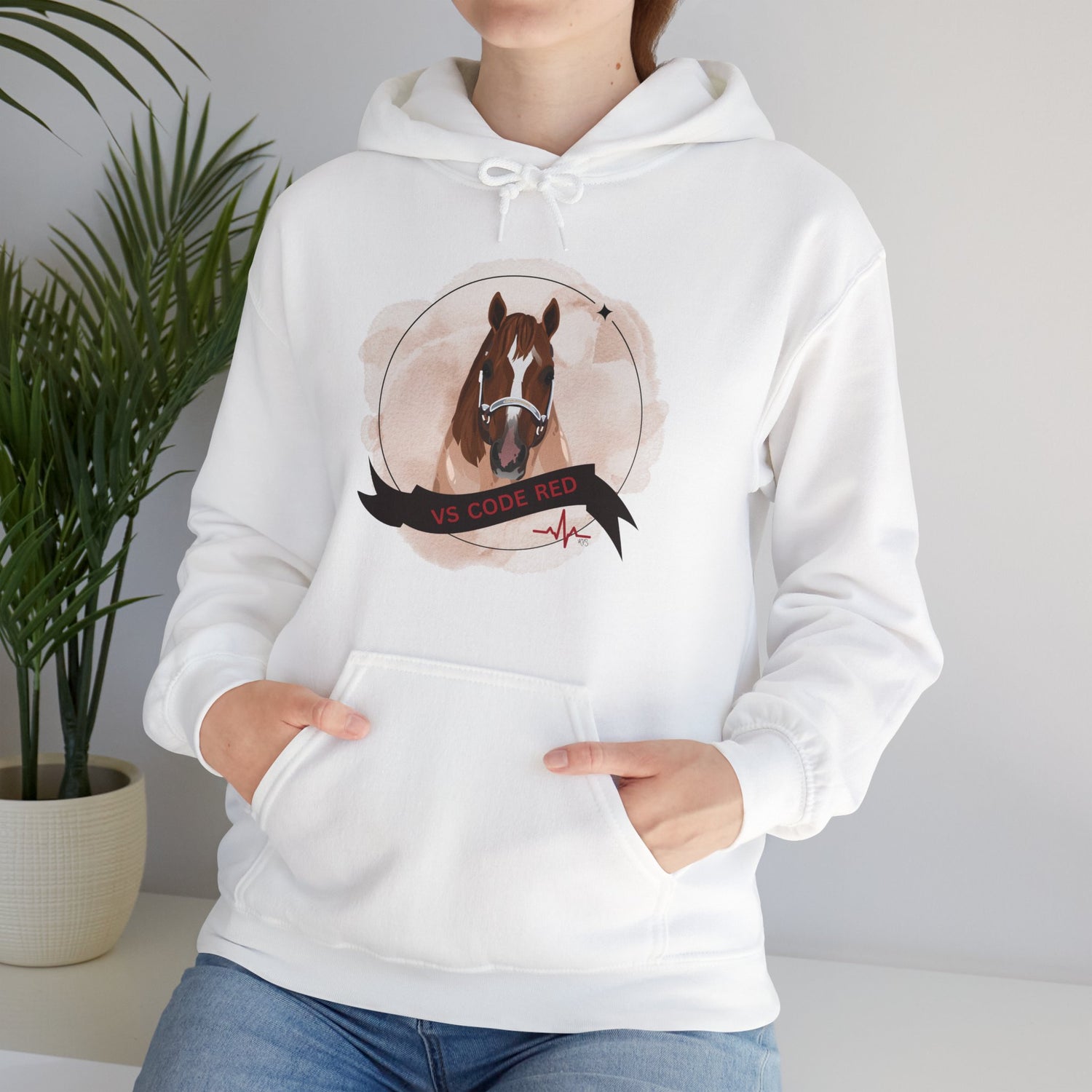VS Code Red Hoodie by Katie Van Slyke