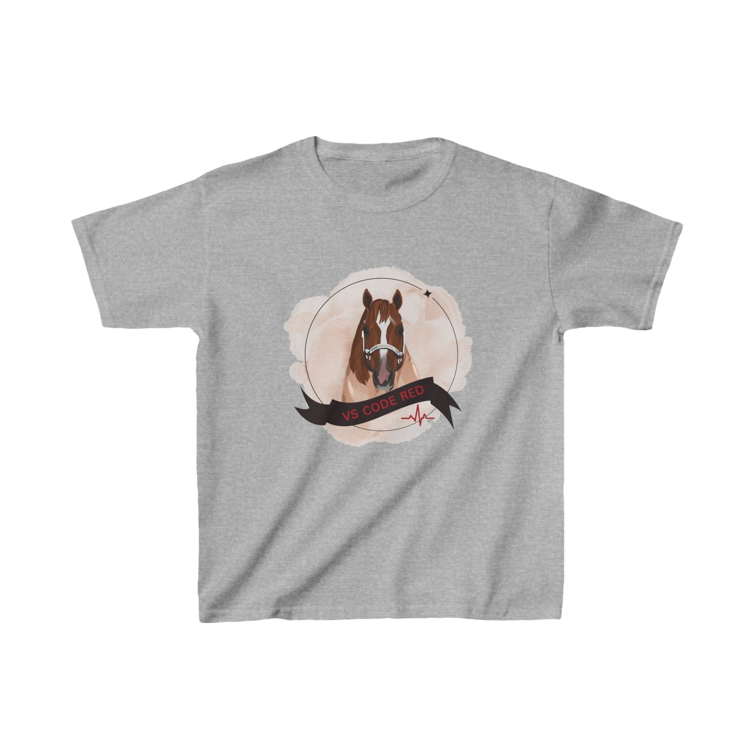 VS Code Red Kids T-Shirt by Katie Van Slyke