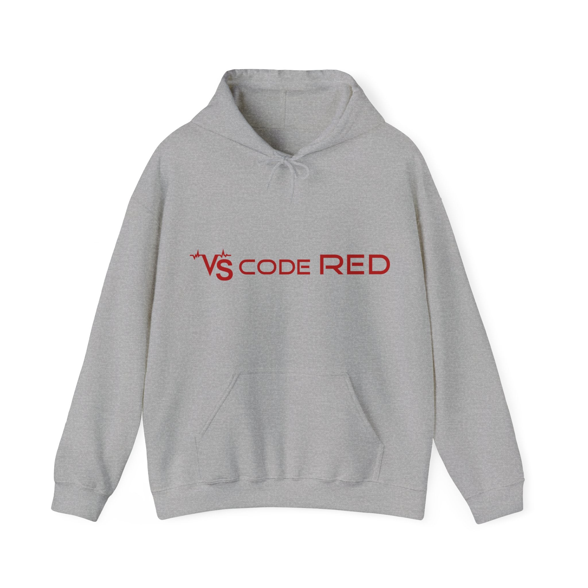 VS Code Red Logo Hoodie by Katie Van Slyke™