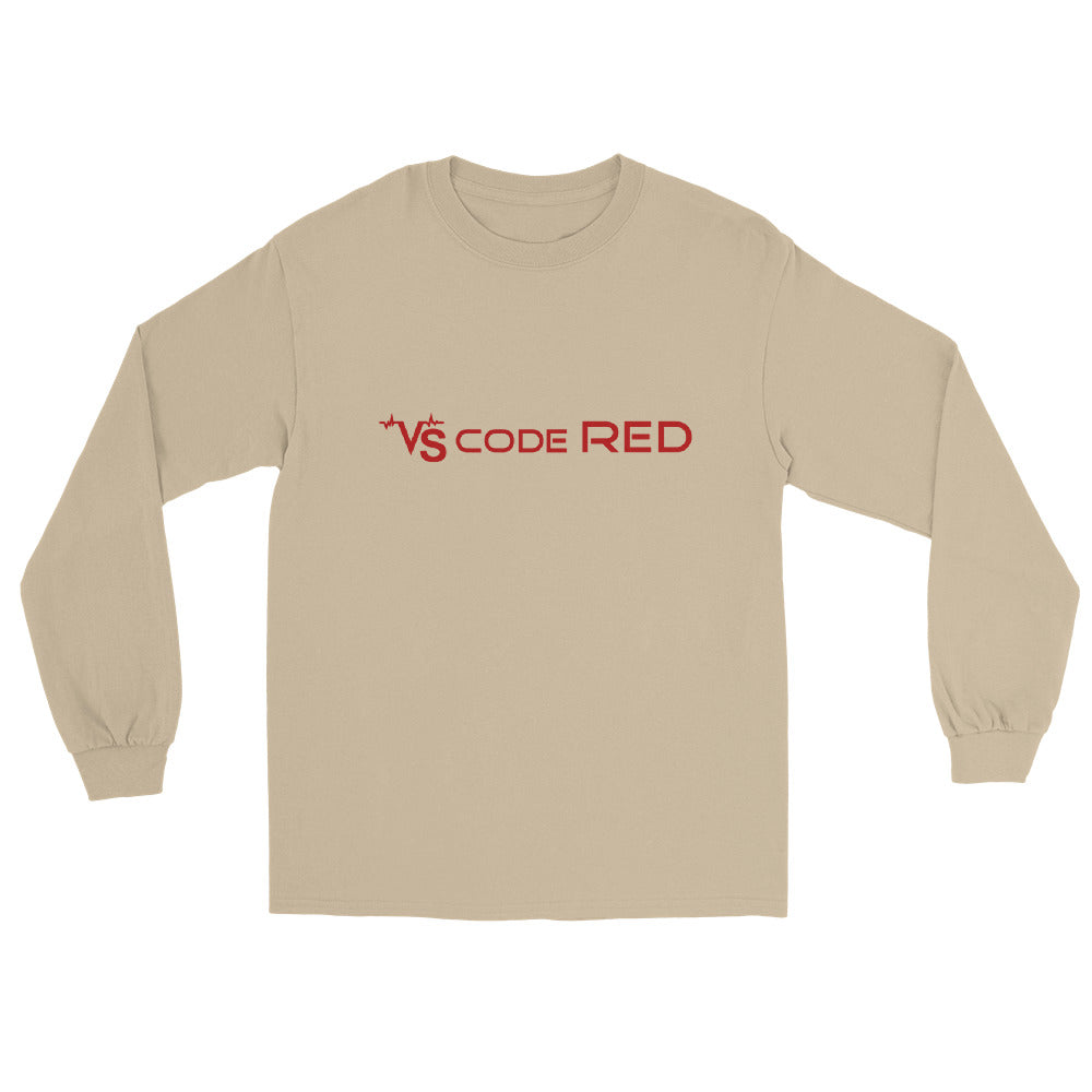 VS Code Red Long Sleeve T-Shirt by Katie Van Slyke®
