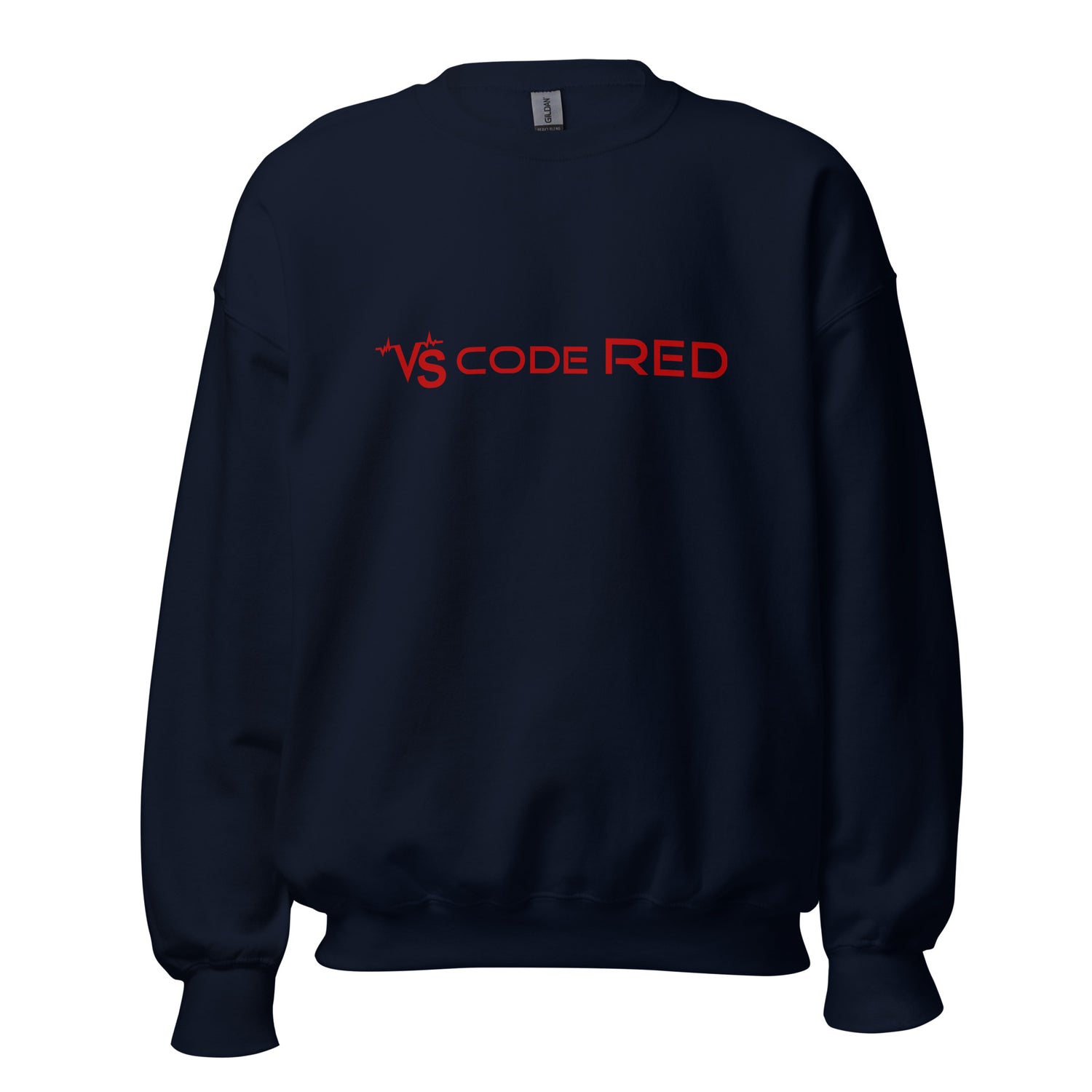 VS Code Red Sweatshirt by Katie Van Slyke - Navy