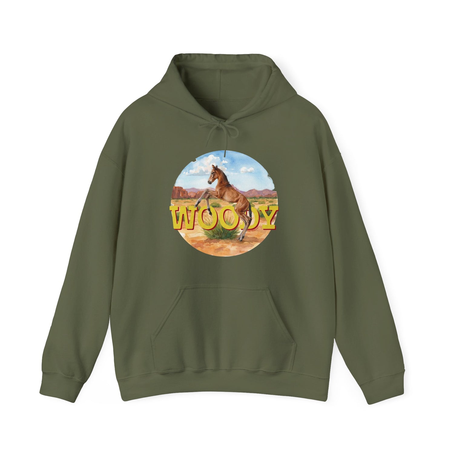 Woody Hoodie by Katie Van Slyke® Military Green