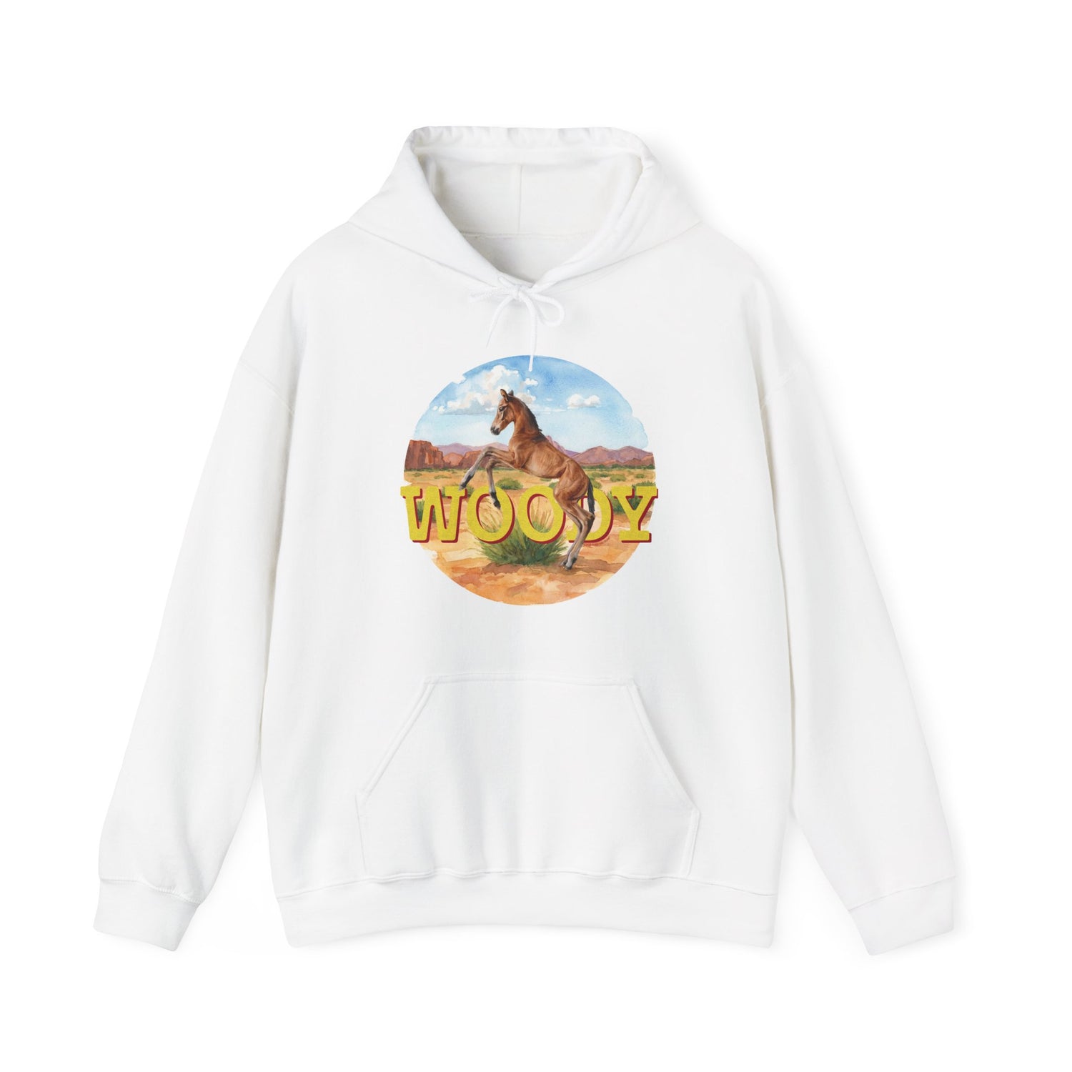 Woody Hoodie by Katie Van Slyke® White