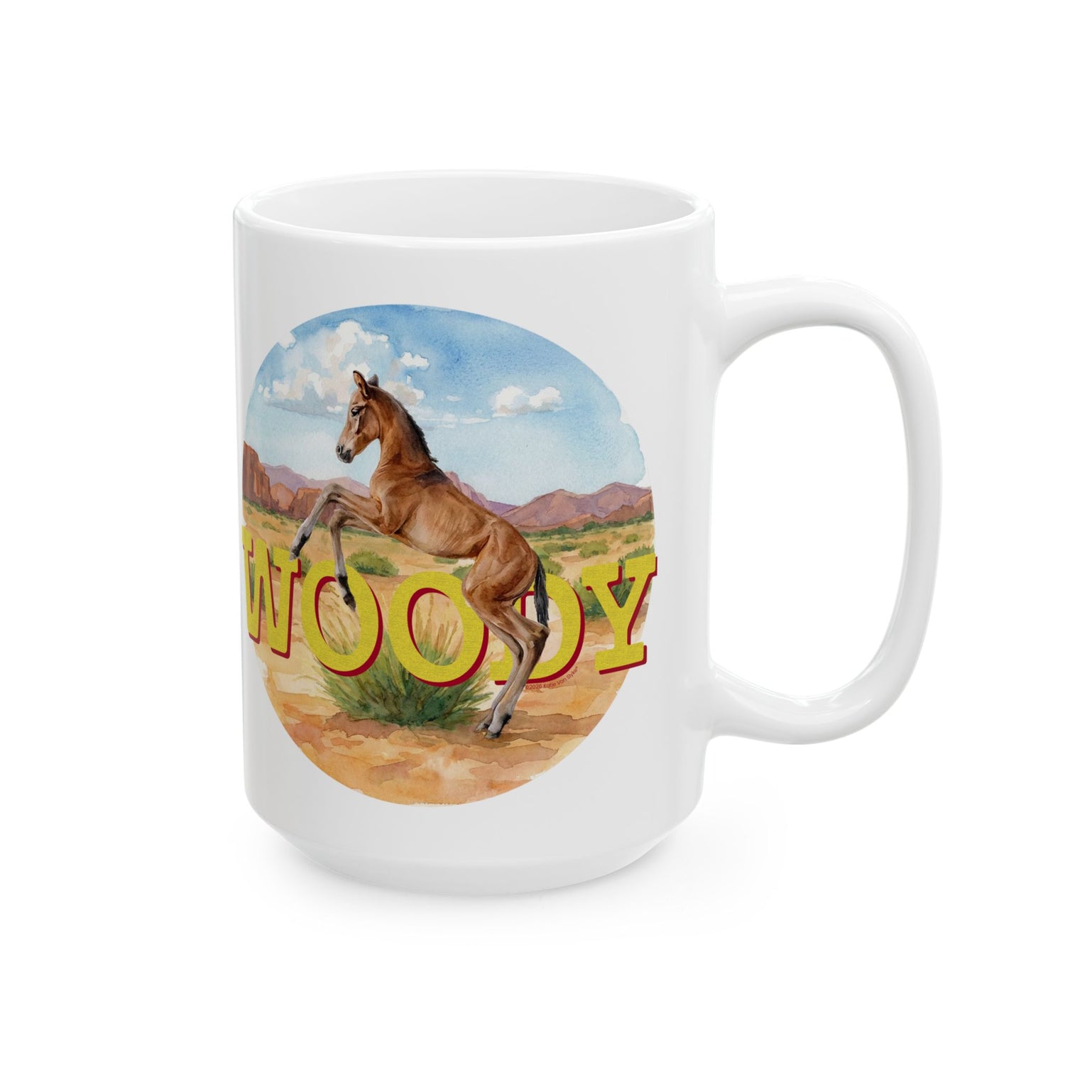 Woody Mugs by Katie Van Slyke® 15oz front