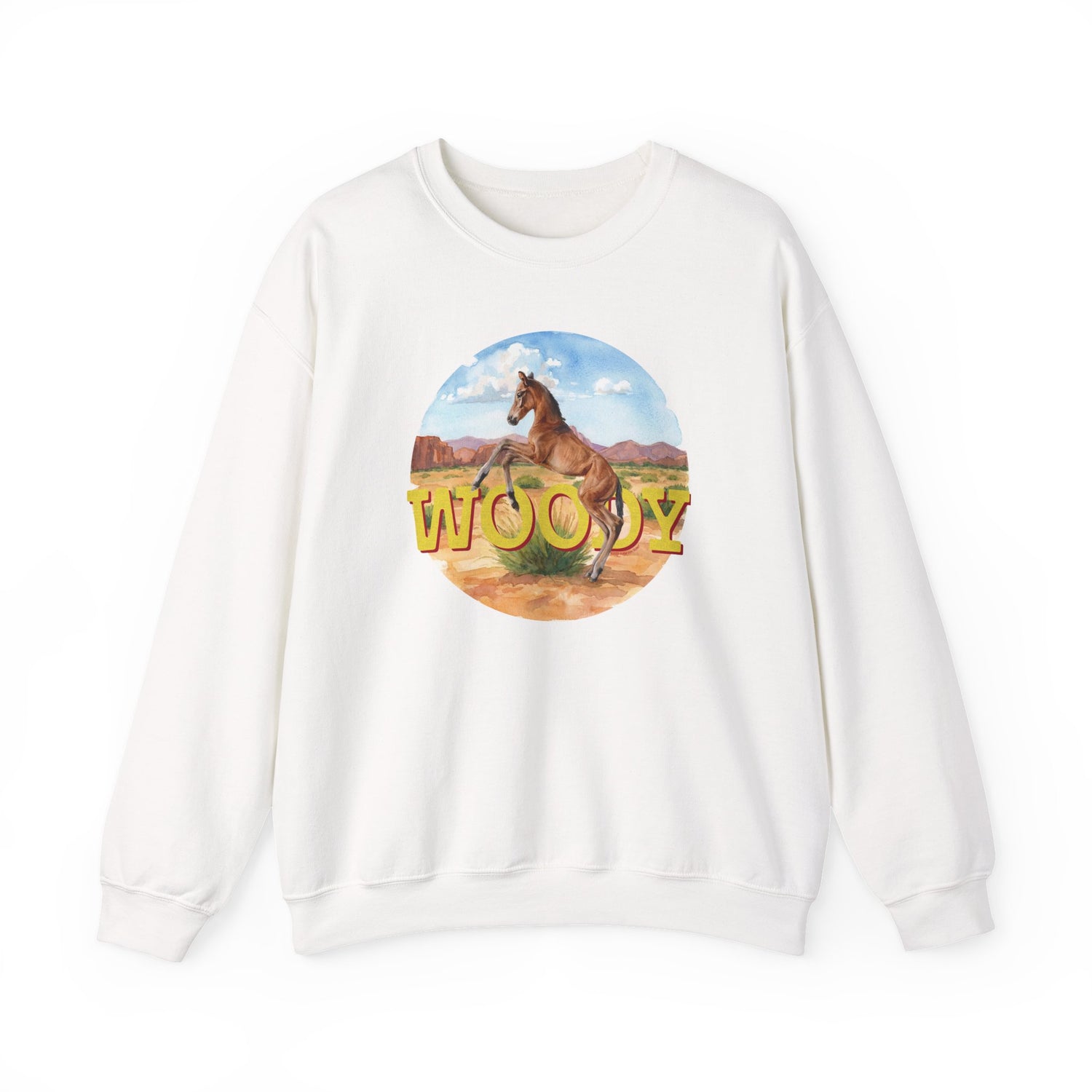 Woody Sweatshirt by Katie Van Slyke® White