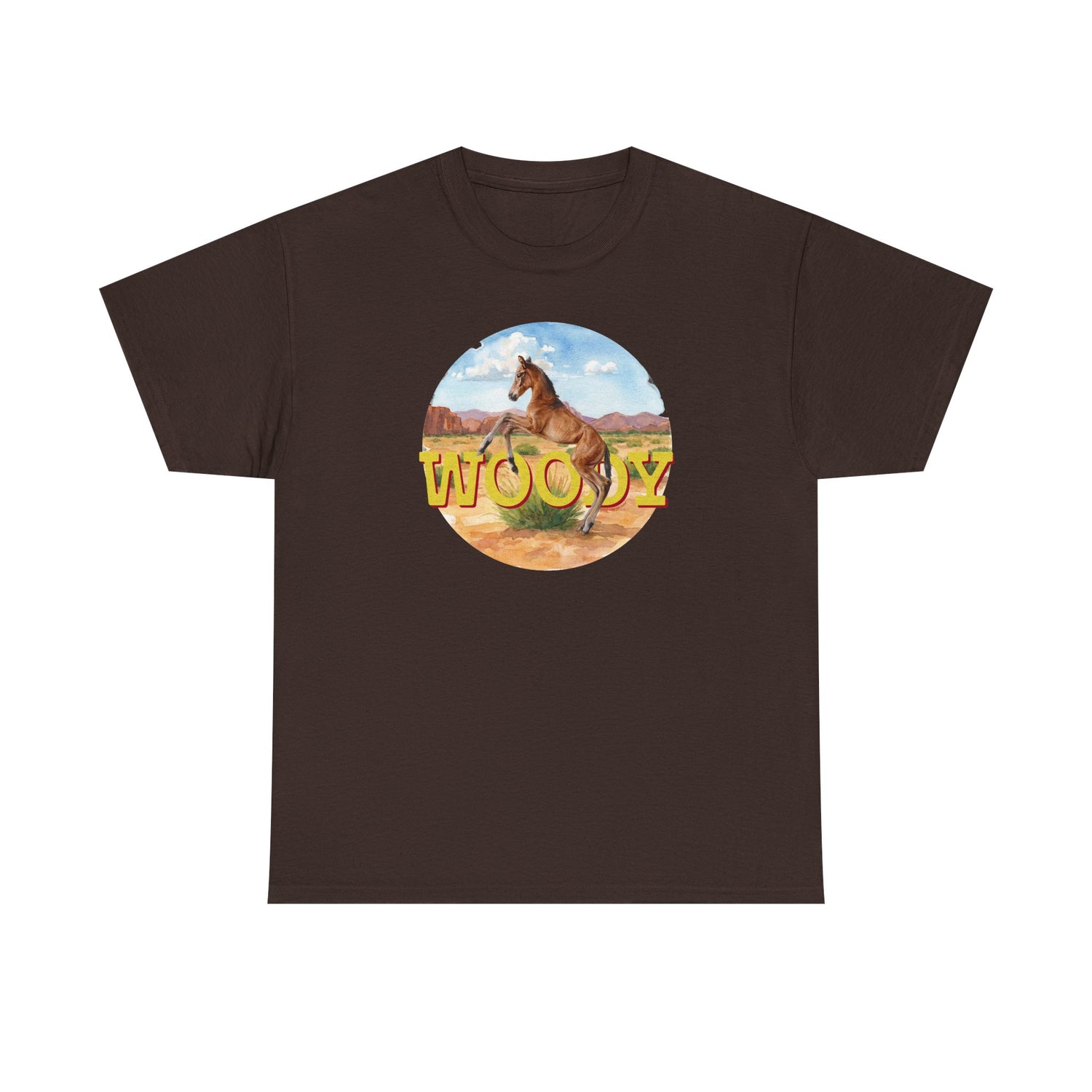 Woody T-Shirt by Katie Van Slyke® Dark Chocolate