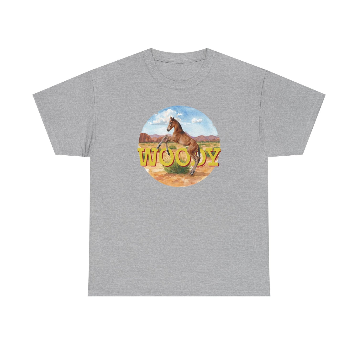 Woody T-Shirt by Katie Van Slyke® Sport Grey