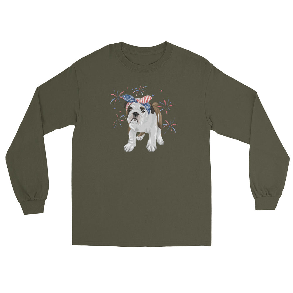 frankies-fireworks-long-sleeve-t-shirt-by-katie-van-slyke-military-green