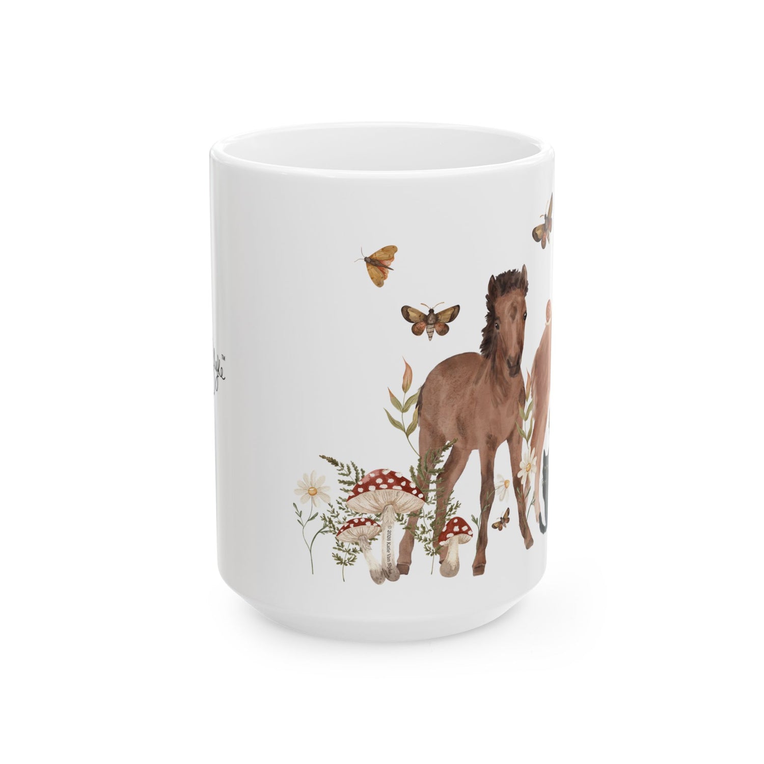 Gidget and Ginny Mugs by Katie Van Slyke 15oz left