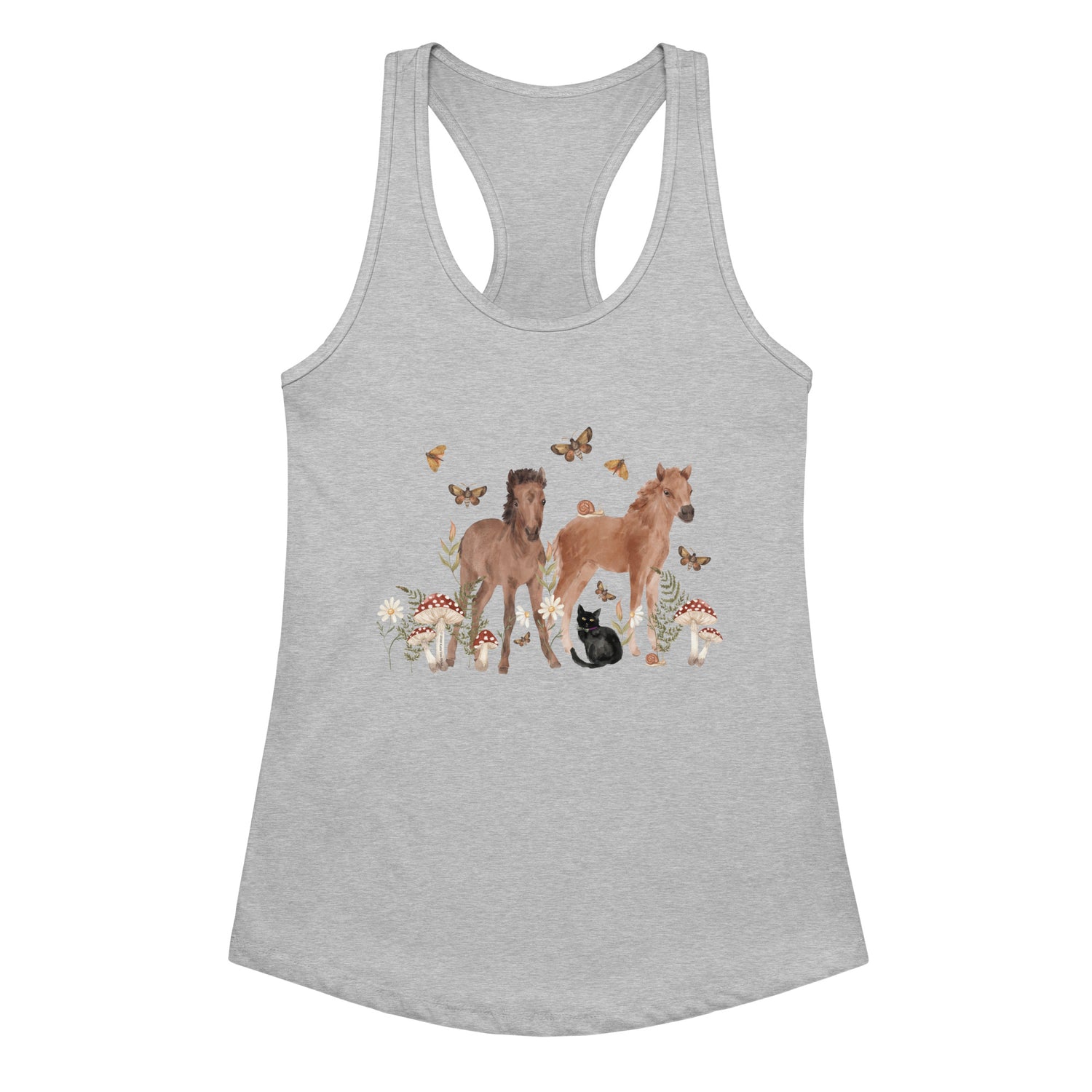 Gidget and Ginny Tank by Katie Van Slyke - Heather Gray