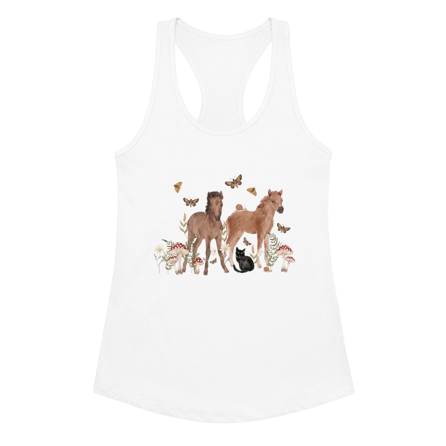 Gidget and Ginny Tank by Katie Van Slyke - White