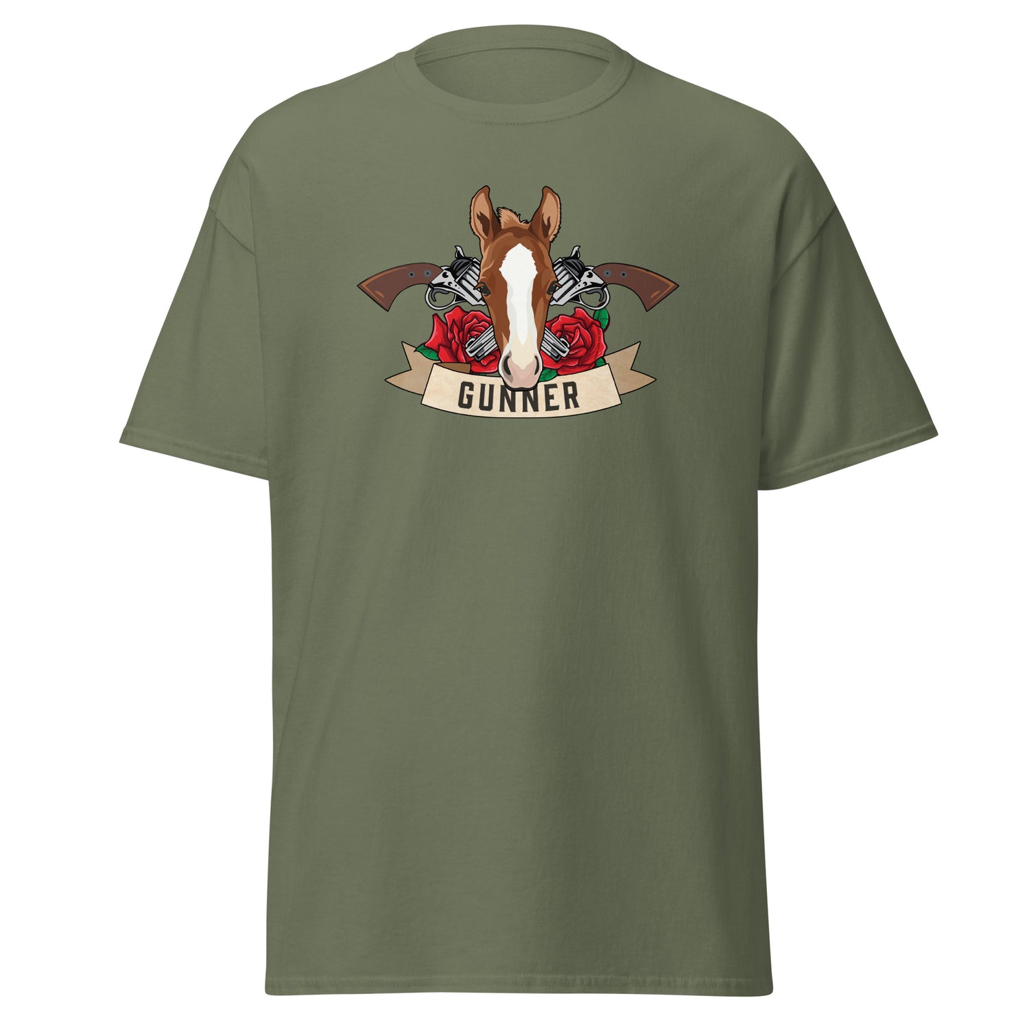 gunner-t-shirt-by-katie-van-slyke-military-green