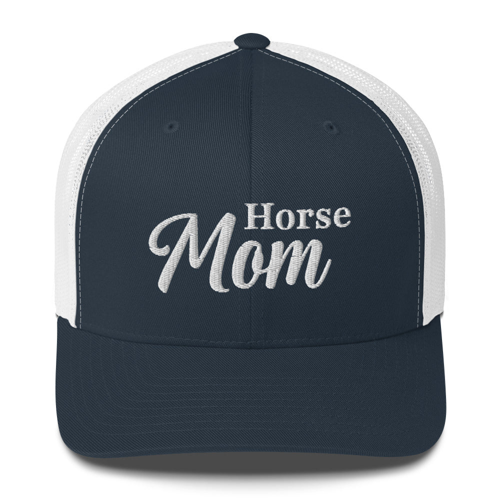 horse-mom-trucker-hat-by-katie-van-slyke-navy-white