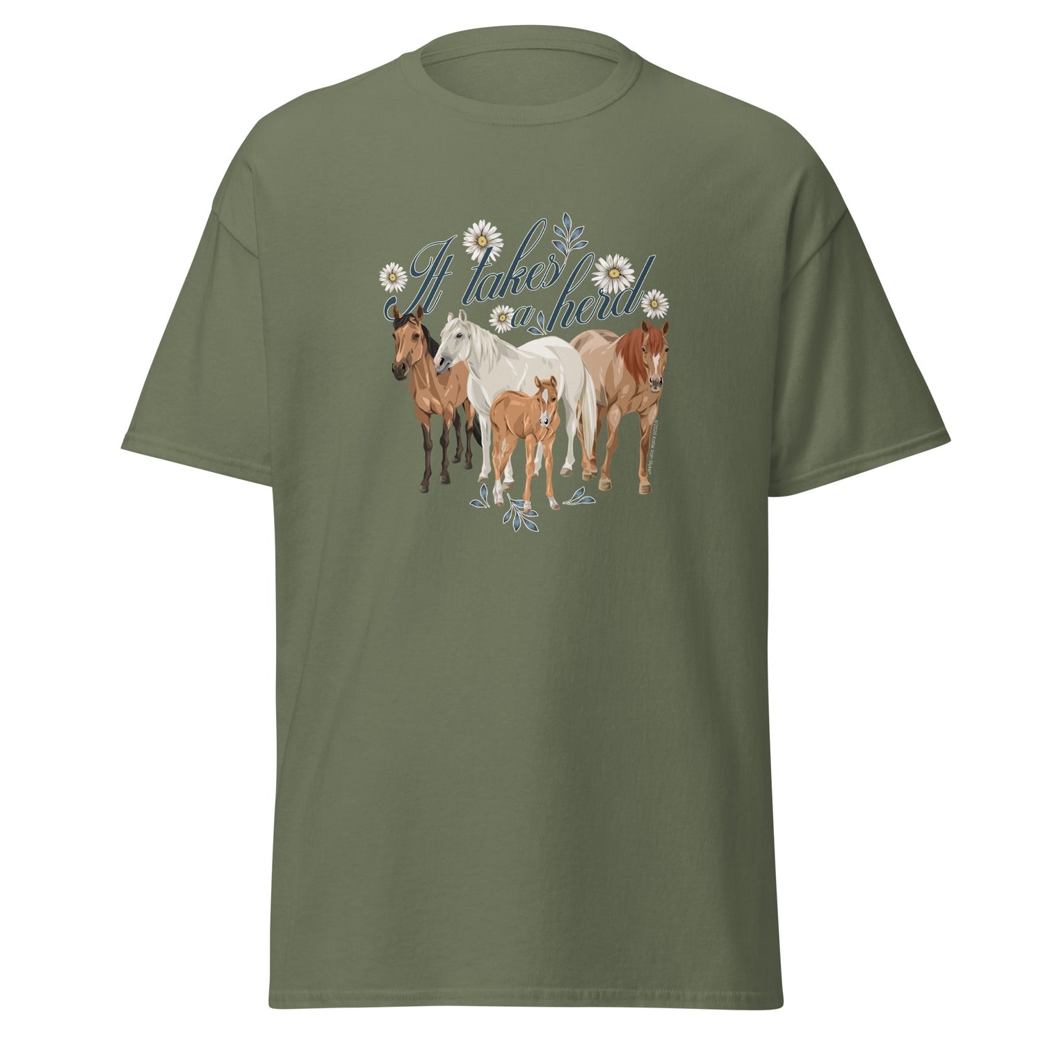 it-takes-a-herd-t-shirt-by-katie-van-slyke-military-green