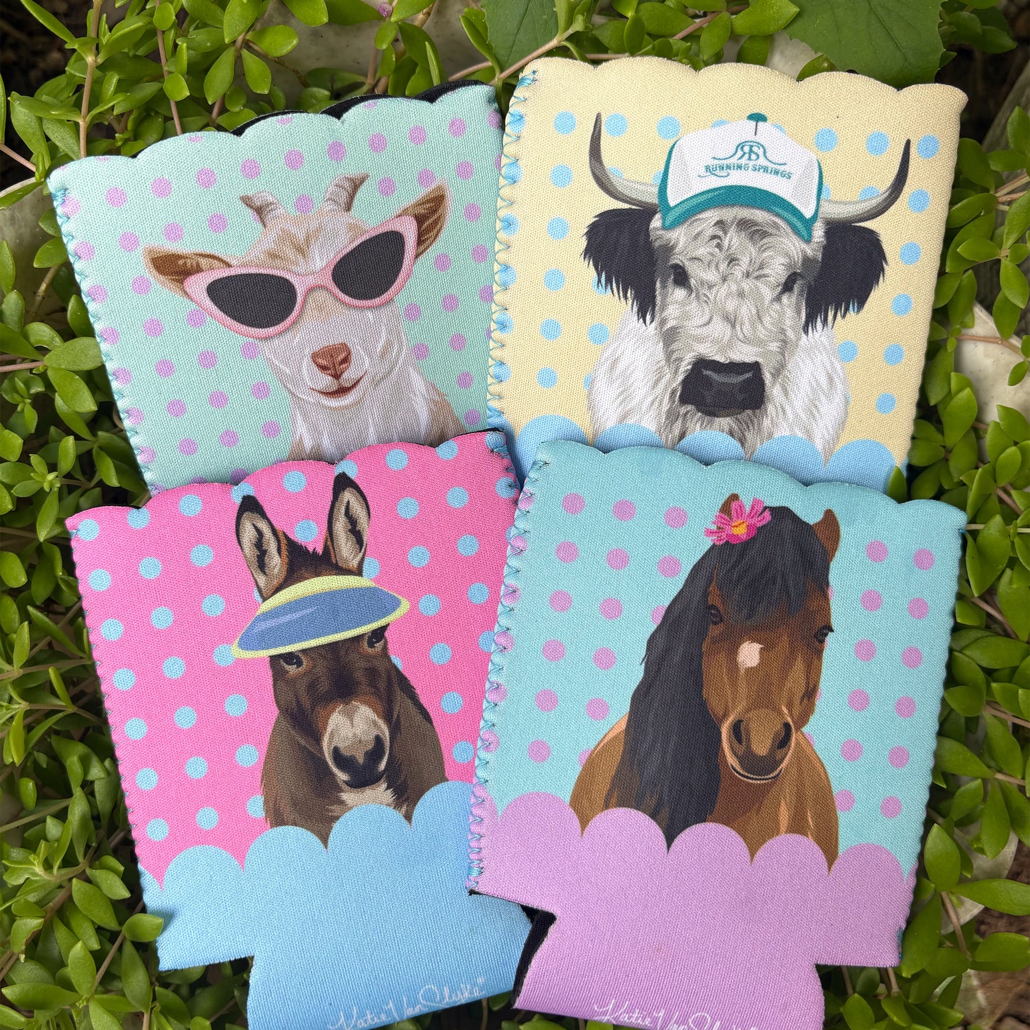 Farm Friends Can Cooler 4-Pack by Katie Van Slyke
