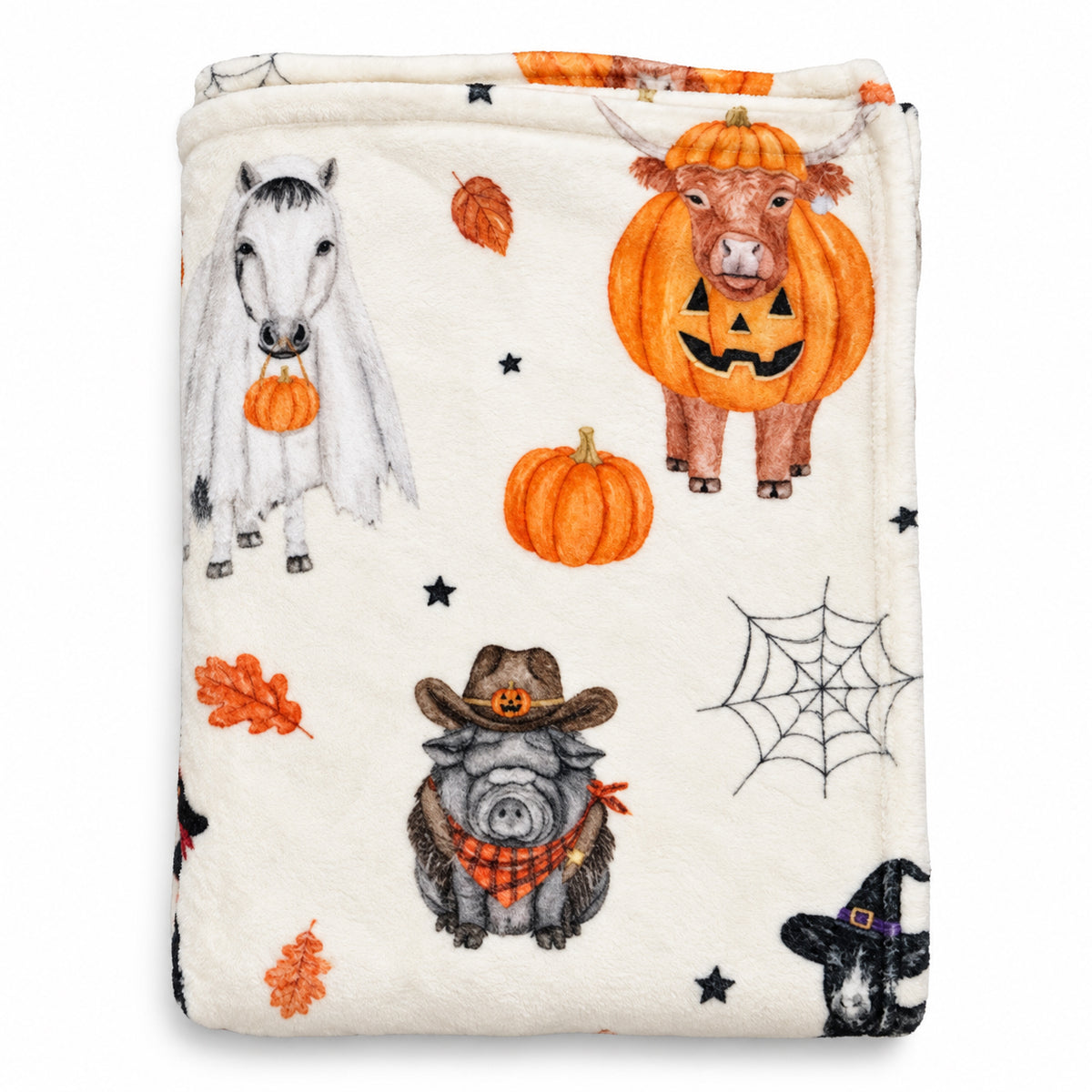 Spooky Crew Plush Blanket by Katie Van Slyke®