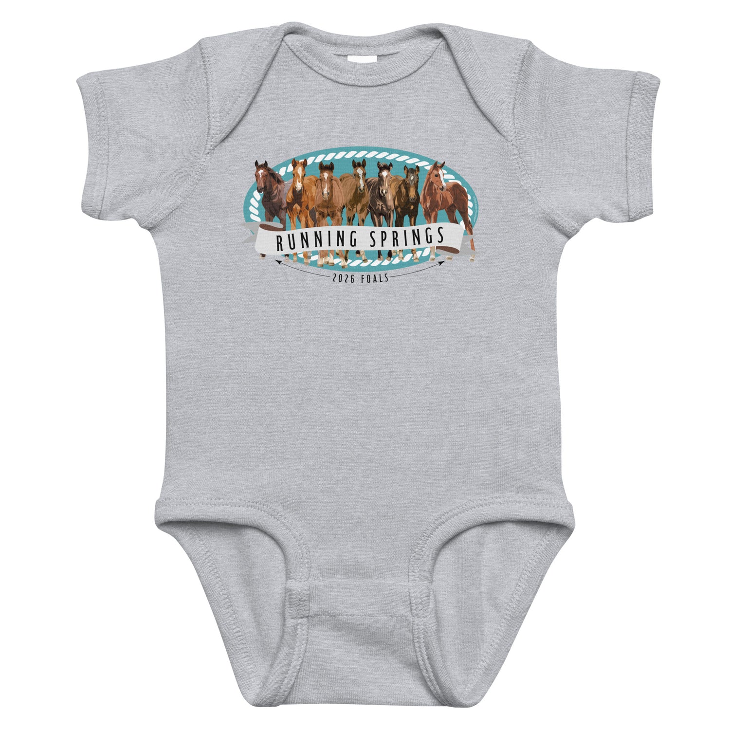 KIDS 2026 Foals Lineup Onesie by Katie Van Slyke - Heather