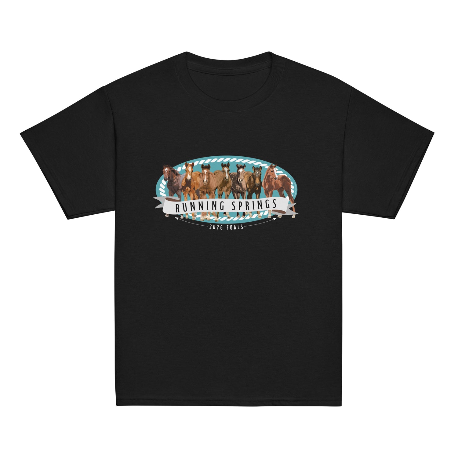 KIDS 2026 Foals Lineup T-Shirt by Katie Van Slyke - black