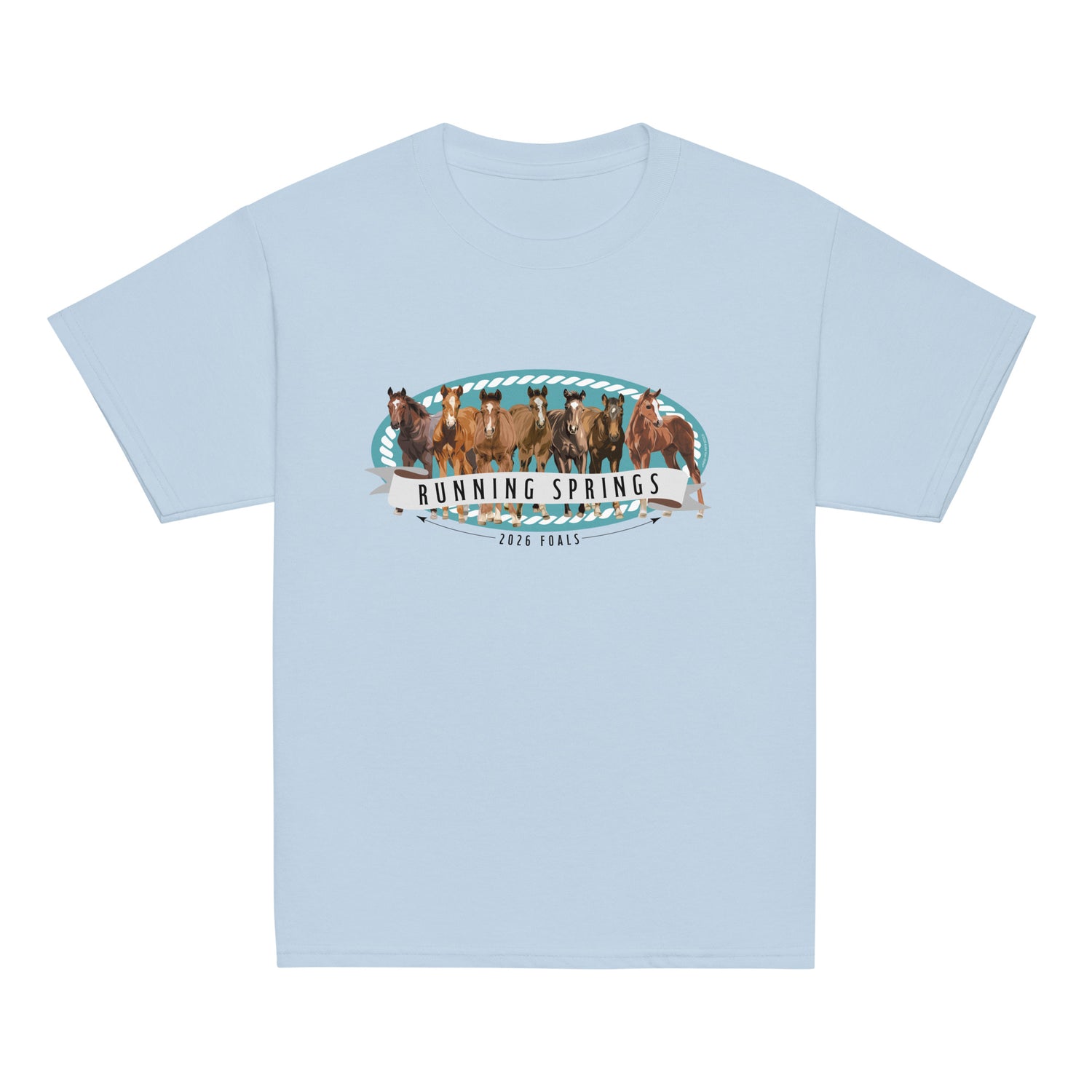 KIDS 2026 Foals Lineup T-Shirt by Katie Van Slyke - light blue