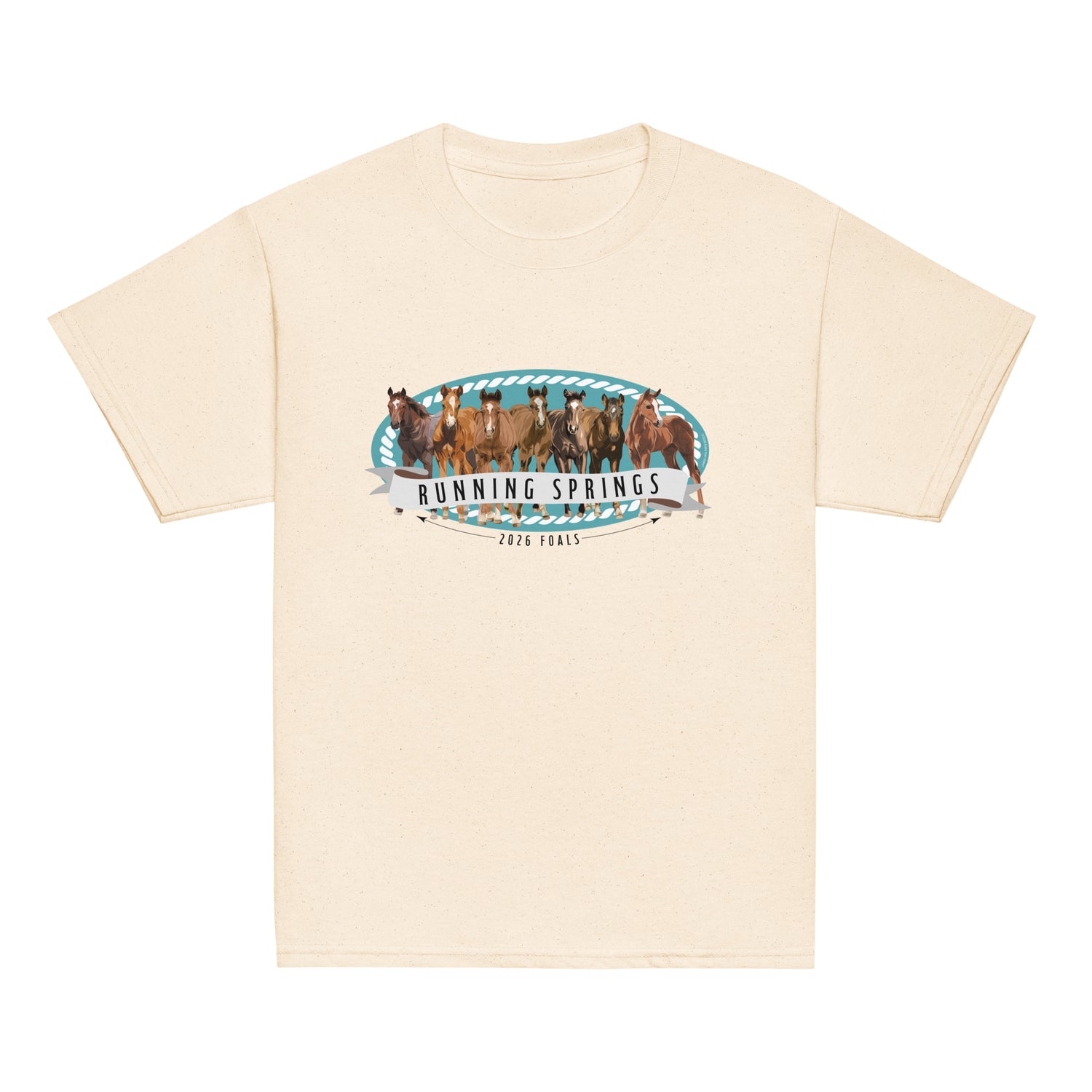 KIDS 2026 Foals Lineup T-Shirt by Katie Van Slyke - natural