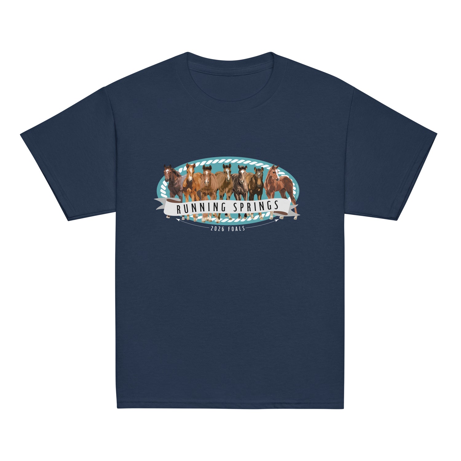 KIDS 2026 Foals Lineup T-Shirt by Katie Van Slyke - navy