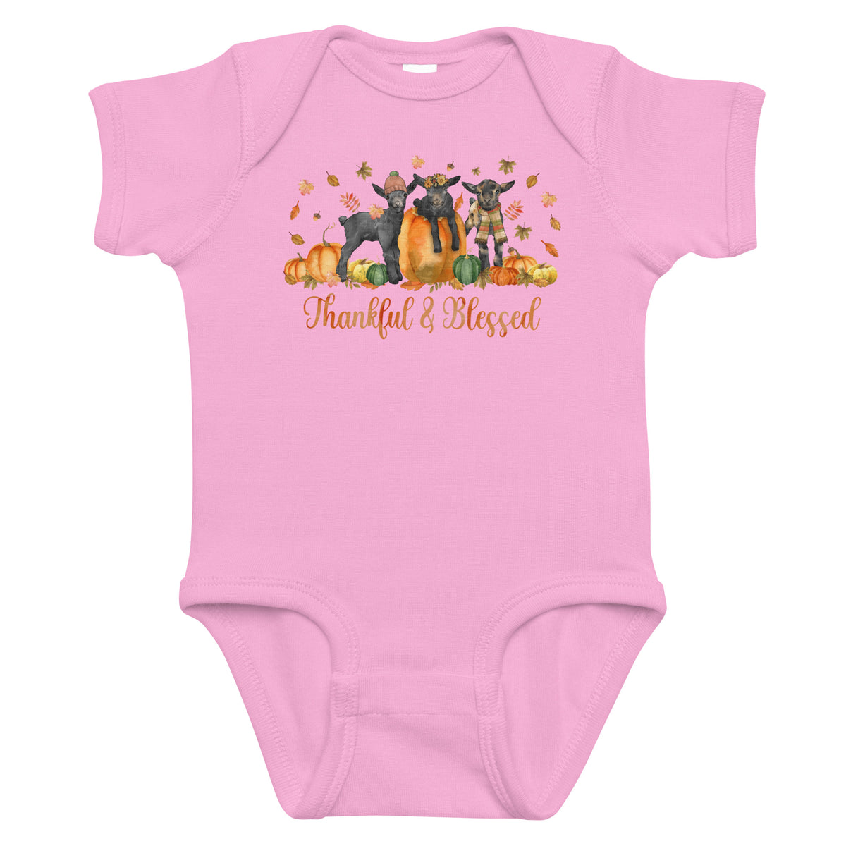 KIDS Blessed Goaties Onesie by Katie Van Slyke - Pink