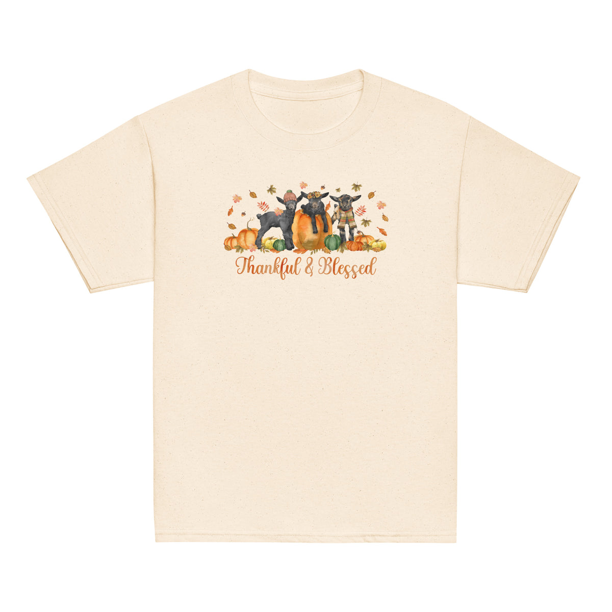KIDS Blessed Goaties T-Shirt by Katie Van Slyke - Natural