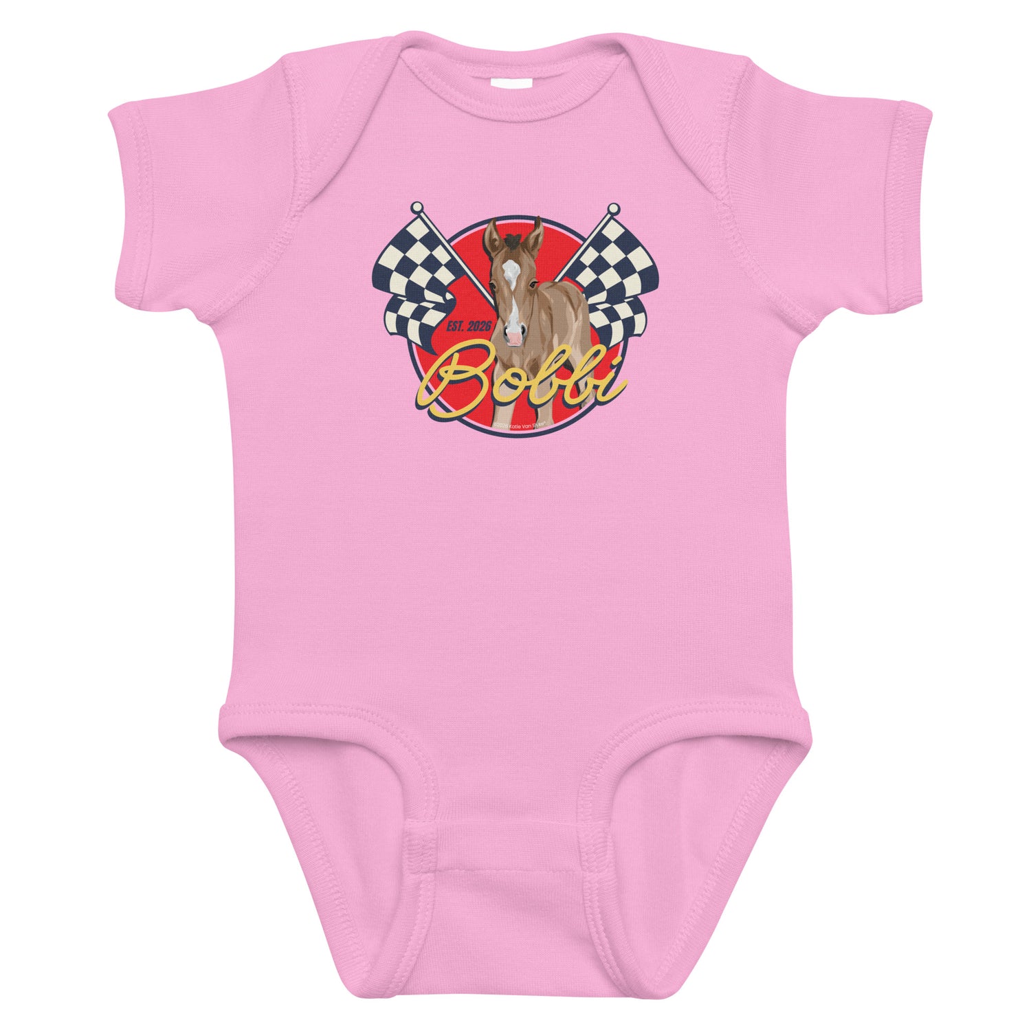 kids-bobbi-onesie-by-katie-van-slyke-pink