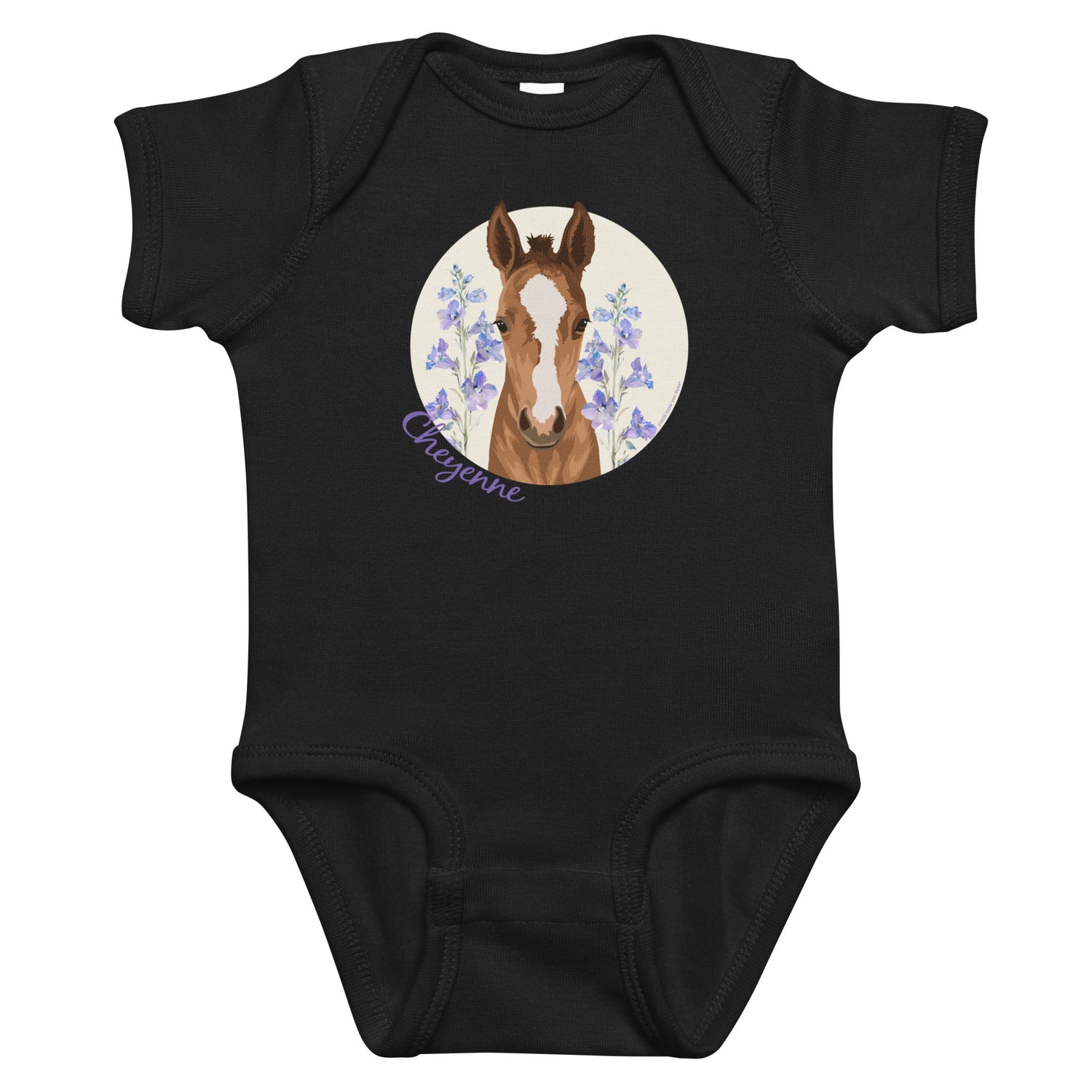 kids-cheyenne-onesie-by-katie-van-slyke-black