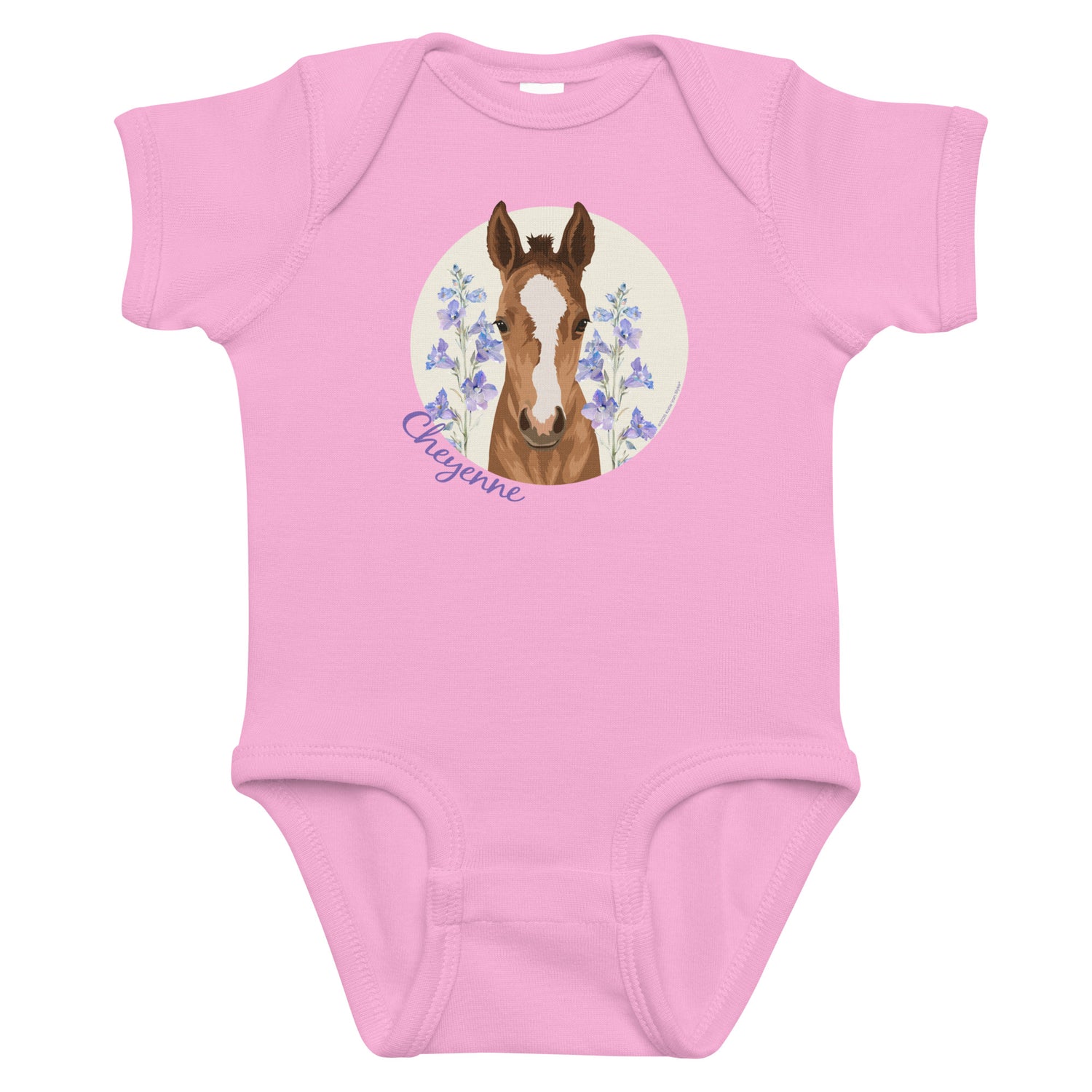 kids-cheyenne-onesie-by-katie-van-slyke-pink