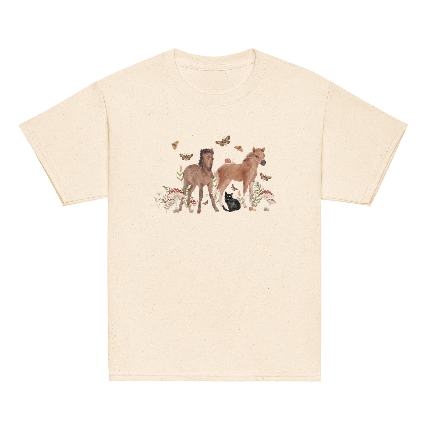KIDS Gidget and Ginny T-Shirt by Katie Van Slyke - Natural