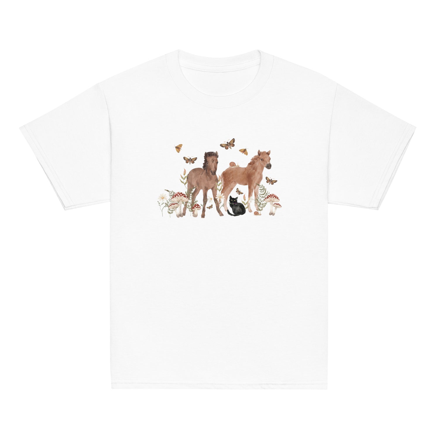 KIDS Gidget and Ginny T-Shirt by Katie Van Slyke - White