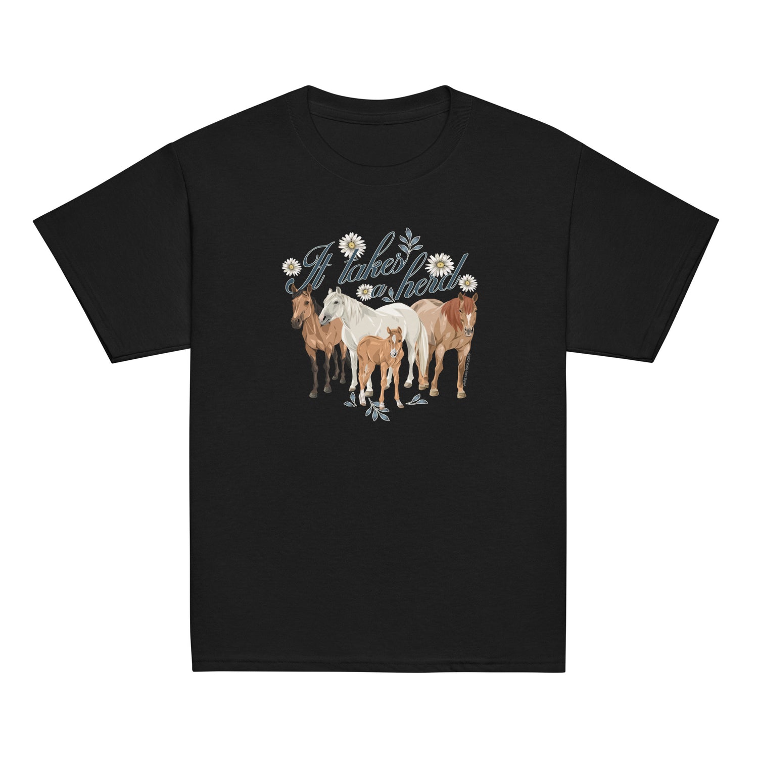 kids-it-takes-a-herd-t-shirt-by-katie-van-slyke-black
