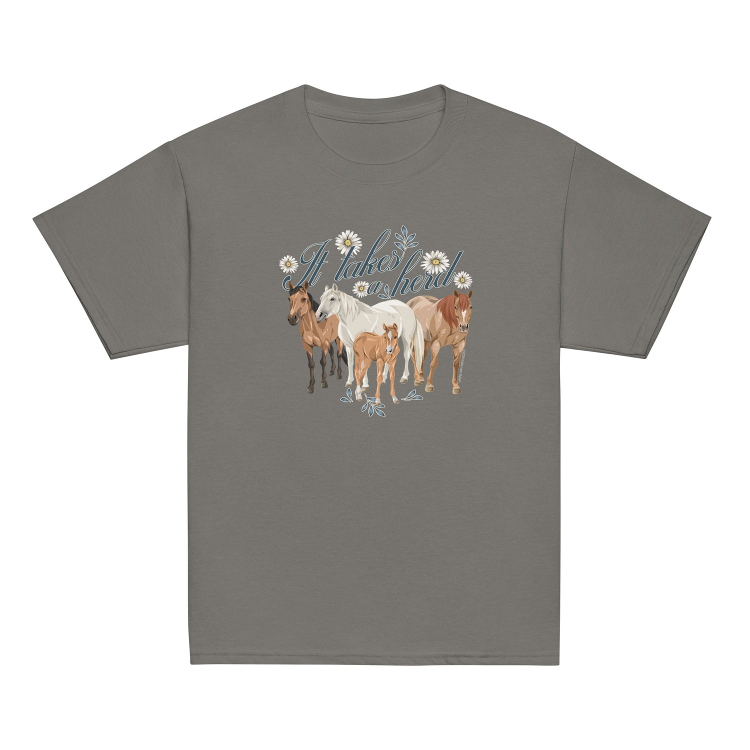 kids-it-takes-a-herd-t-shirt-by-katie-van-slyke-charcoal