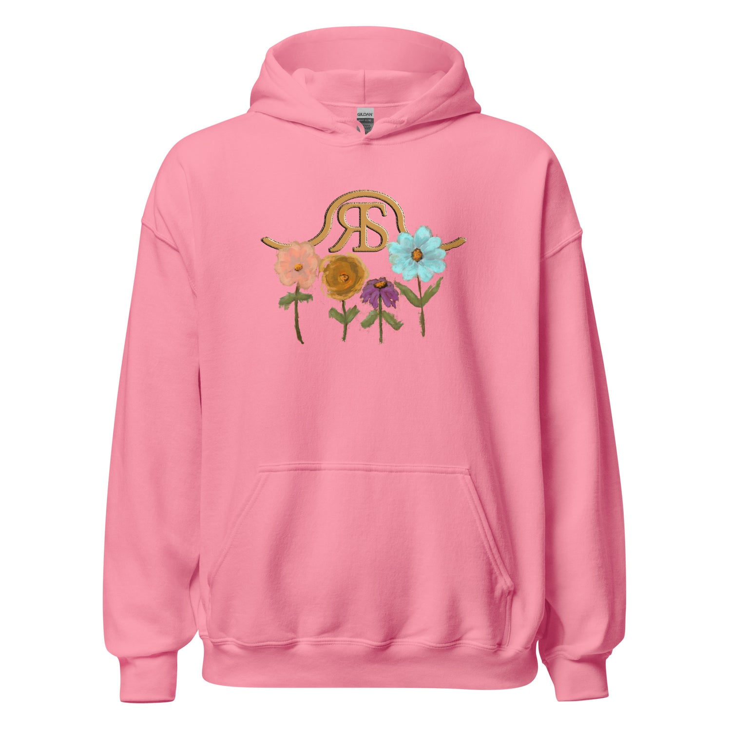 RS Blooms Hoodie by Terri Van Slyke - Azalea