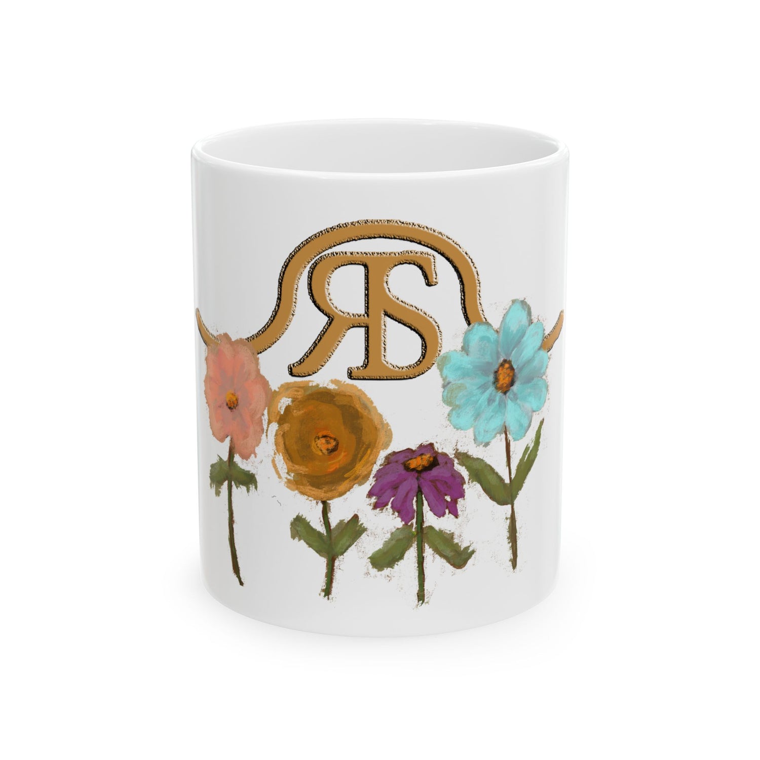 RS Blooms Mugs by Terri Van Slyke - 11oz front