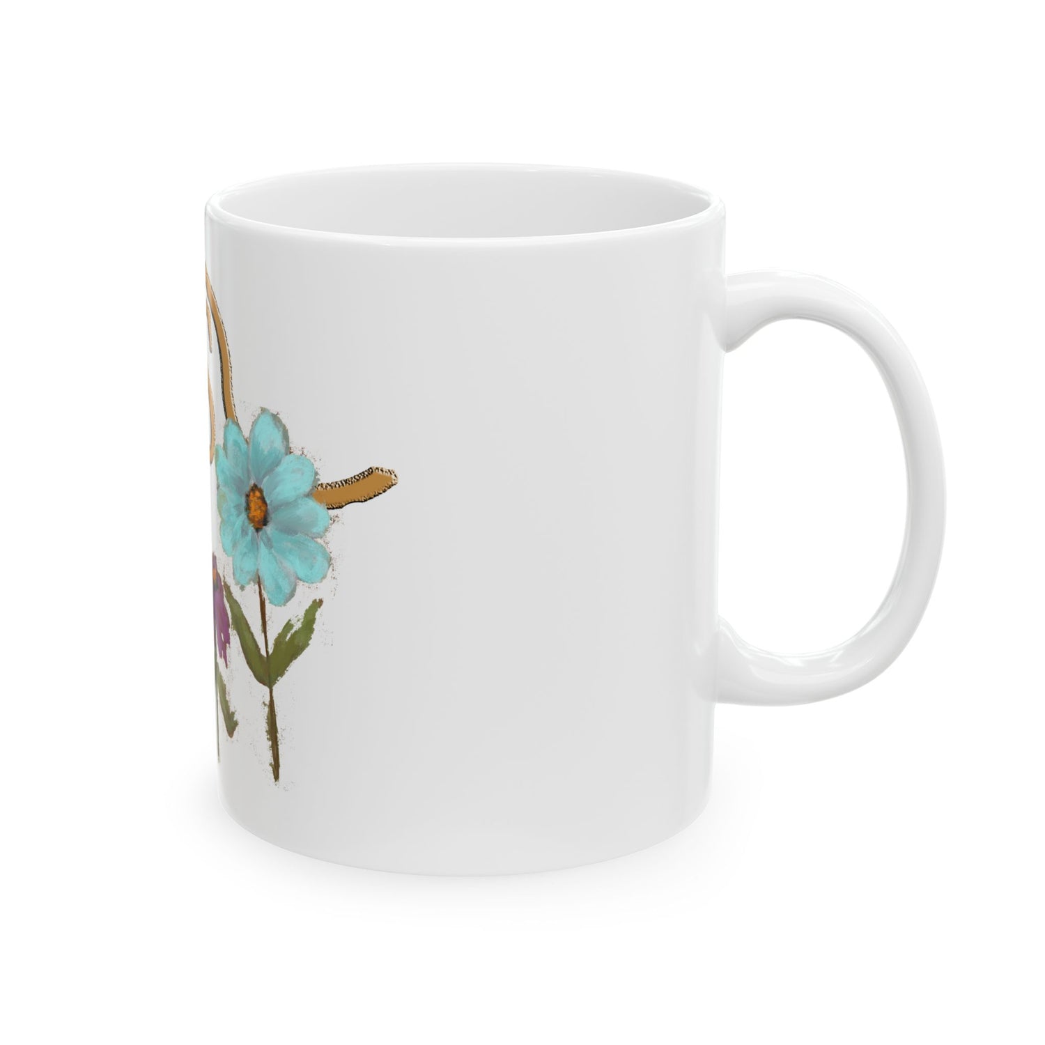 RS Blooms Mugs by Terri Van Slyke - 11oz right