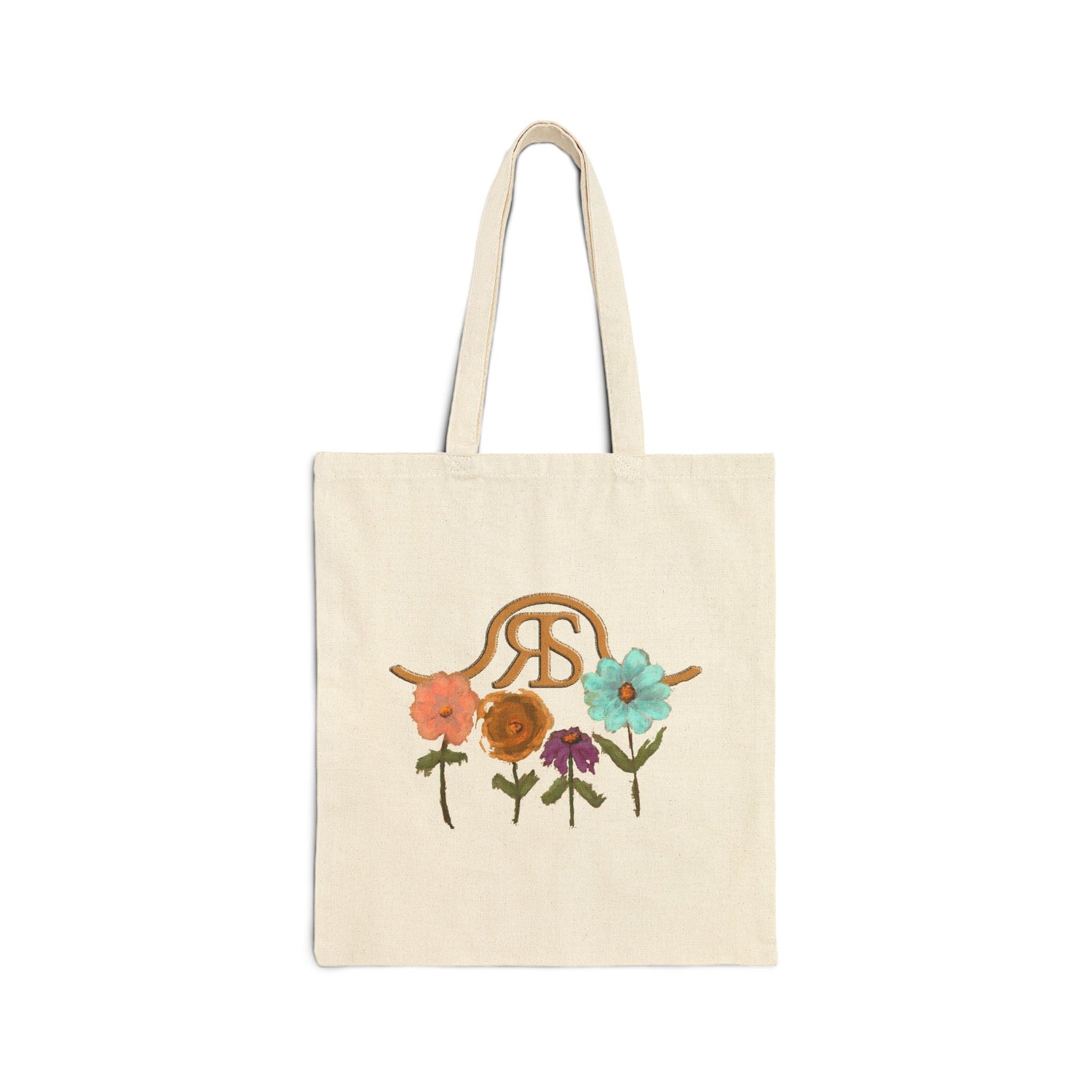 RS Blooms Tote Bag by Terri Van Slyke - Front