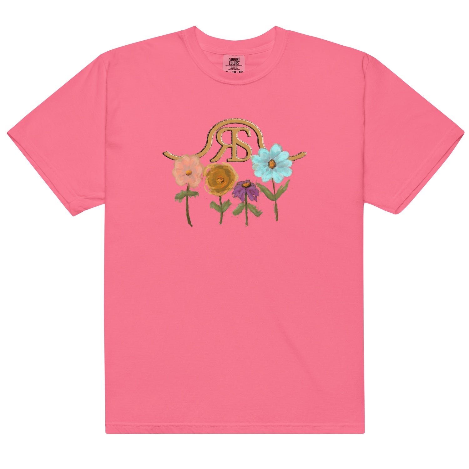 Running Springs Blooms T-Shirt by Terri Van Slyke - Crunchberry